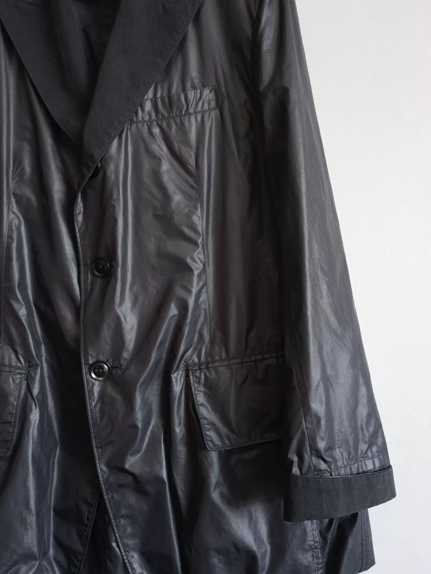Yohji Yamamoto yohji yamamoto deconstructed nylon outerwear Size US S / EU 44-46 / 1 - 4 Thumbnail