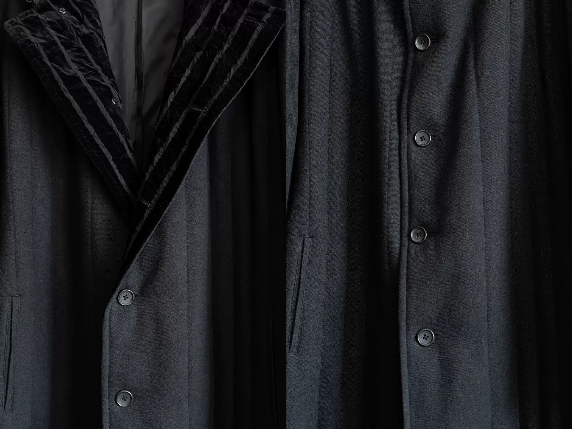Yohji Yamamoto yohji yamamoto velvet striped coat Size US S / EU 44-46 / 1 - 7 Thumbnail