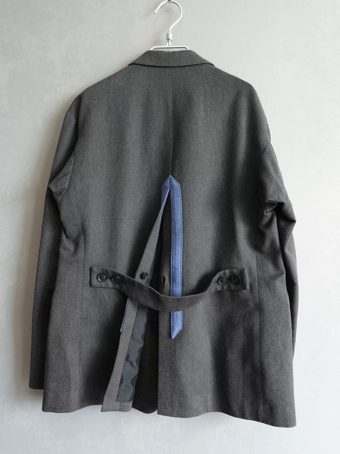 Yohji Yamamoto yohji yamamoto asymmetrical collar jacket Size US M / EU 48-50 / 2 - 7 Thumbnail