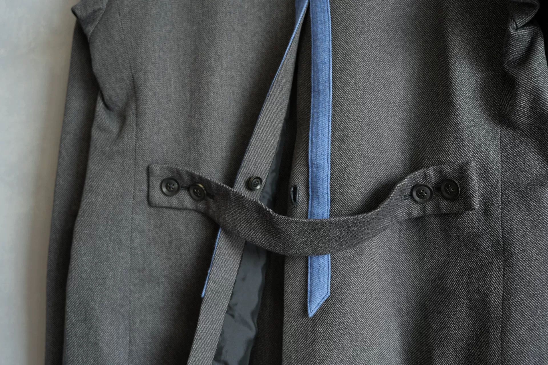 Yohji Yamamoto yohji yamamoto asymmetrical collar jacket Size US M / EU 48-50 / 2 - 8 Thumbnail