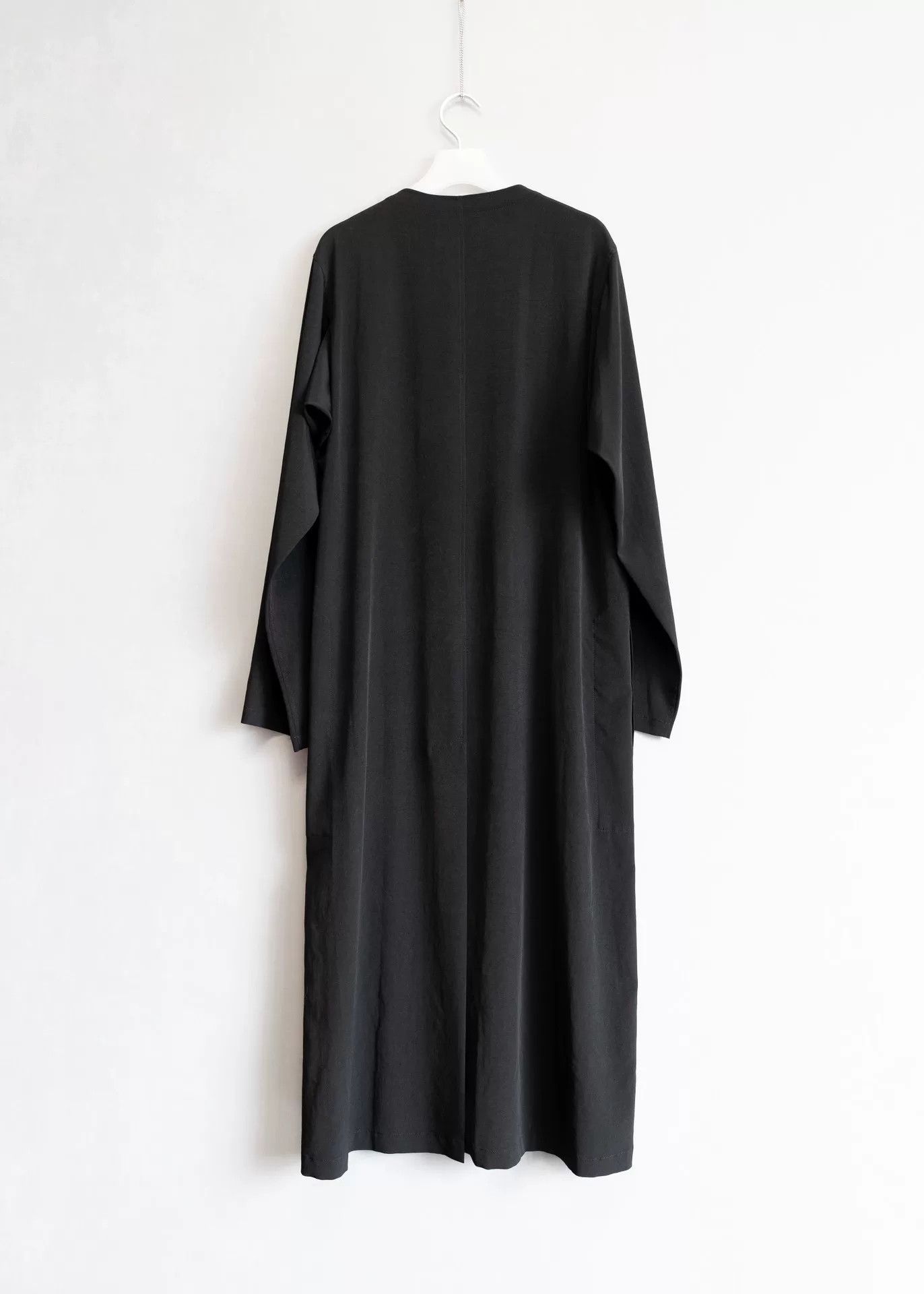 Yohji Yamamoto yohji yamamoto collarless black long robe Size S / US 4 / IT 40 - 2 Thumbnail
