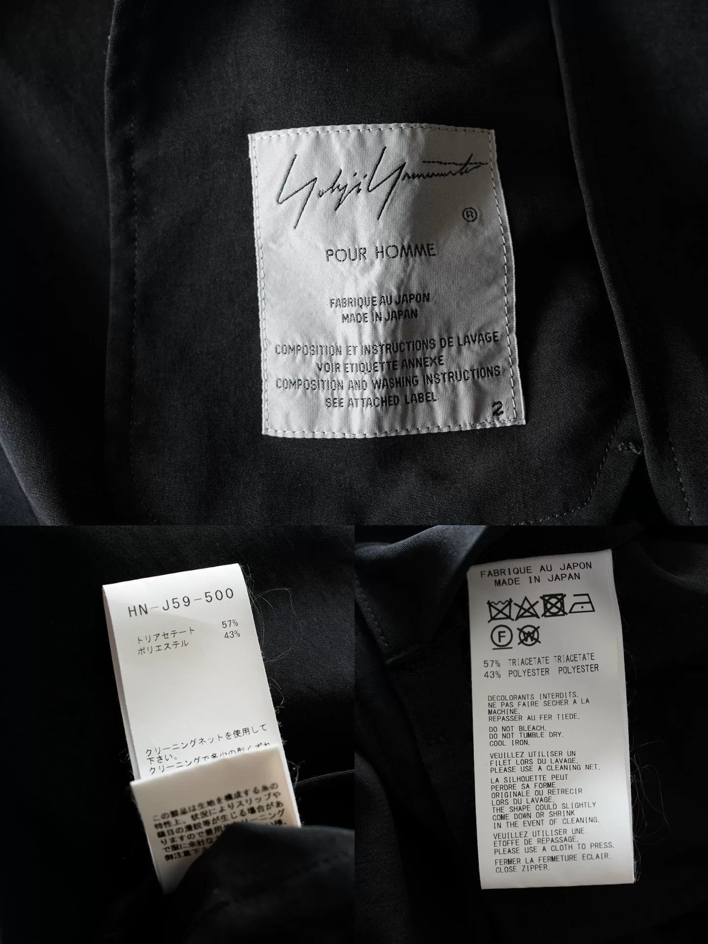 Yohji Yamamoto Yohji Yamamoto Multi-Pocket Coat Size US M / EU 48-50 / 2 - 7 Thumbnail