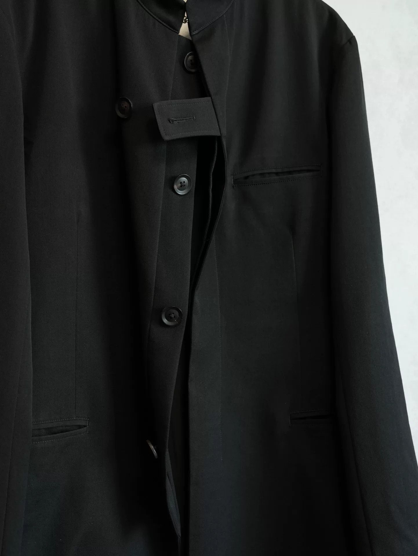 Yohji Yamamoto yohji yamamoto wool jacket with hidden buttons Size US M / EU 48-50 / 2 - 5 Thumbnail