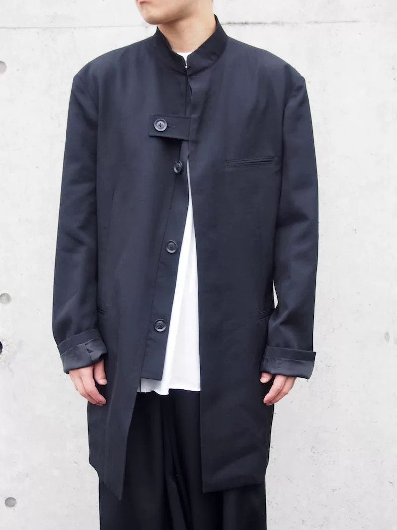 Yohji Yamamoto yohji yamamoto wool jacket with hidden buttons Size US M / EU 48-50 / 2 - 2 Thumbnail