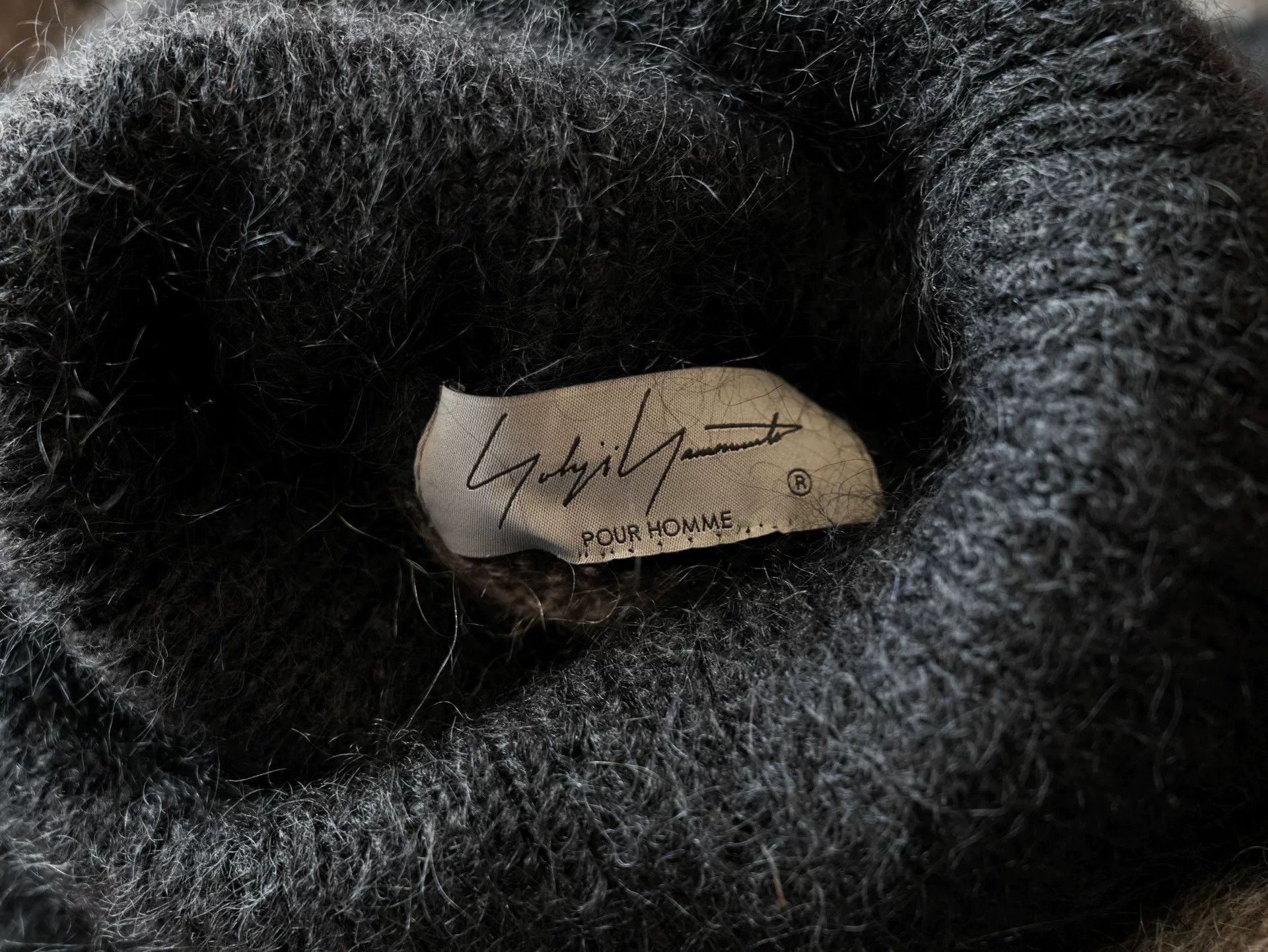 Yohji Yamamoto striped mohair turtleneck sweater by yohji yamamoto Size M / US 6-8 / IT 42-44 - 3 Thumbnail