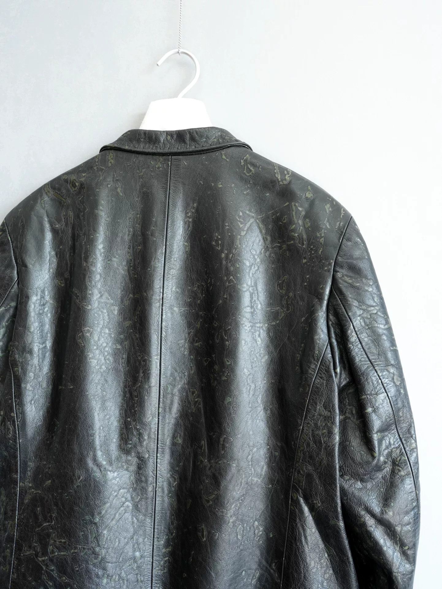 Yohji Yamamoto yohji yamamoto limited edition patterned leather jacket Size US M / EU 48-50 / 2 - 6 Thumbnail
