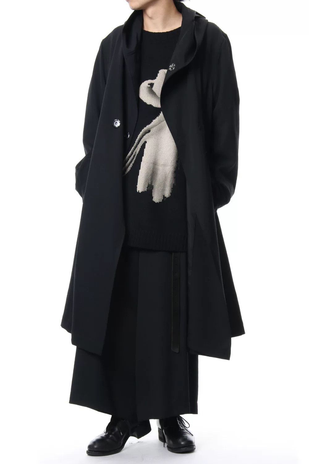 Yohji Yamamoto yohji yamamoto hooded boxing coat Size US M / EU 48-50 / 2 - 2 Thumbnail