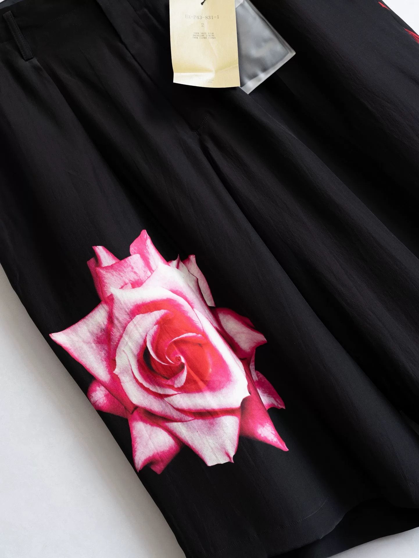 Yohji Yamamoto yohji yamamoto 21aw silk trousers skirt Size 23" - 5 Thumbnail