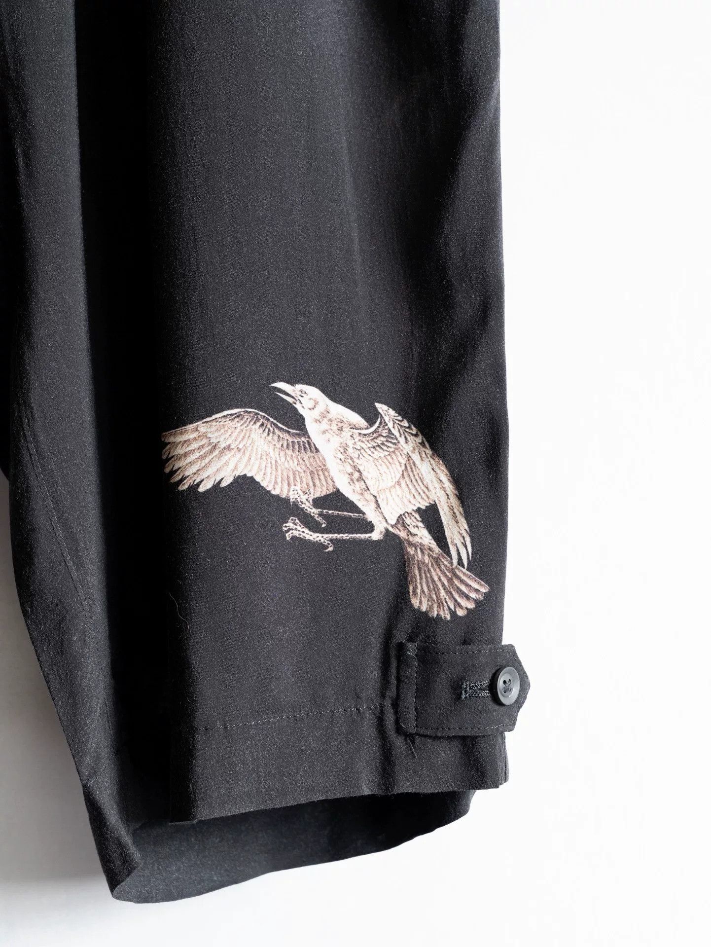 Yohji Yamamoto Yohji Yamamoto Black Crow Military Pants Size US 27 - 6 Thumbnail