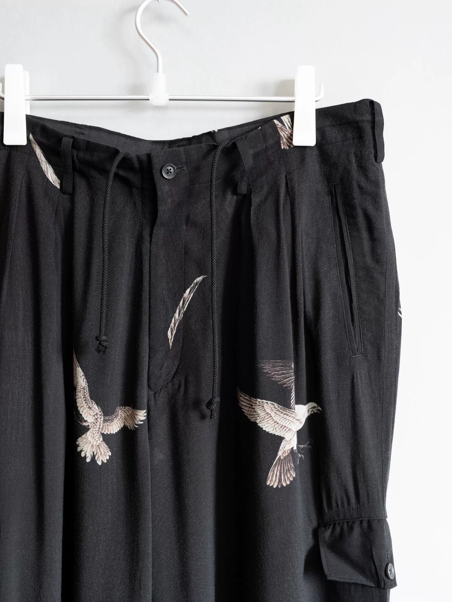 Yohji Yamamoto Yohji Yamamoto Black Crow Military Pants Size US 27 - 4 Thumbnail