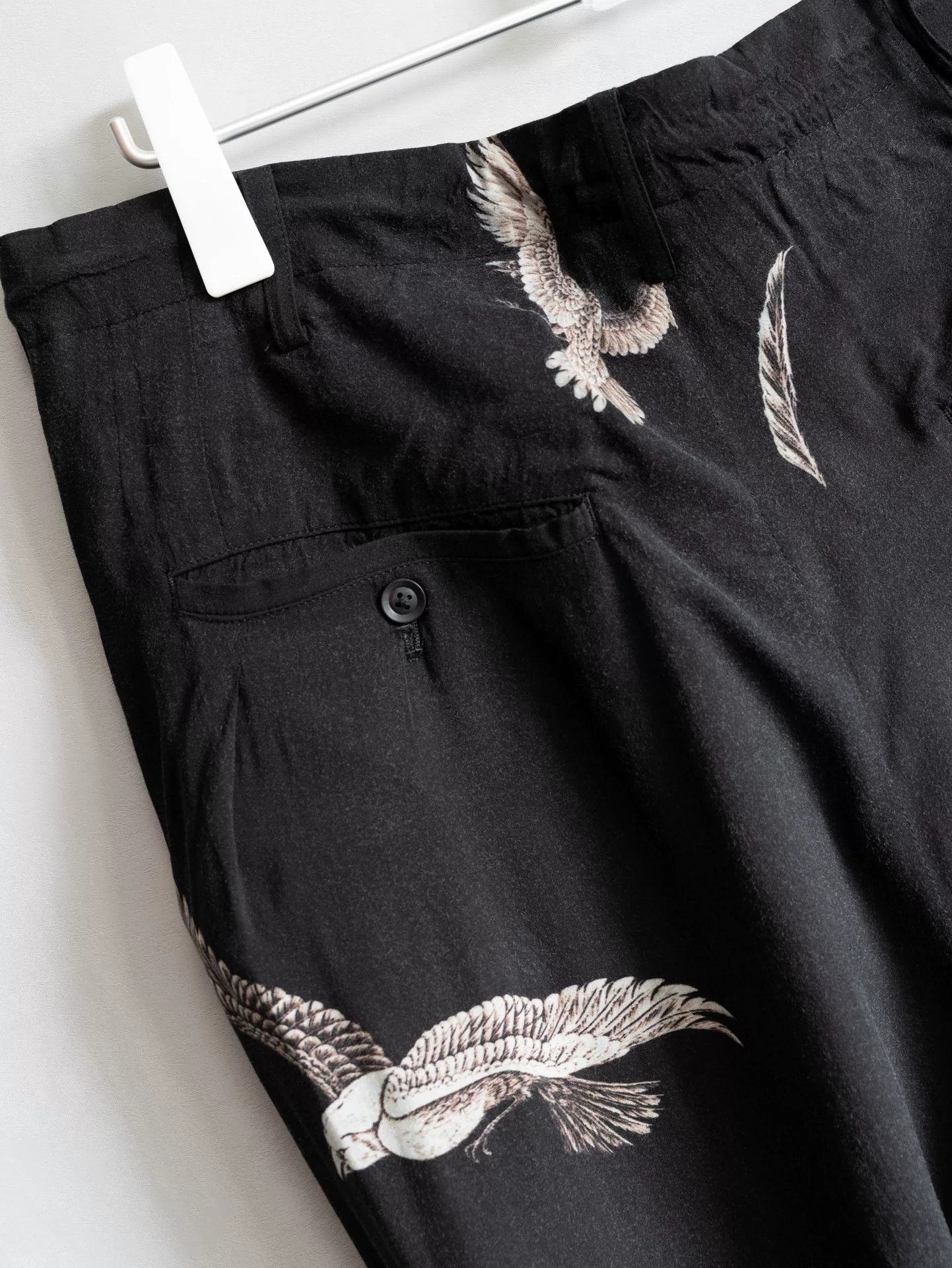 Yohji Yamamoto Yohji Yamamoto Black Crow Military Pants Size US 27 - 8 Thumbnail
