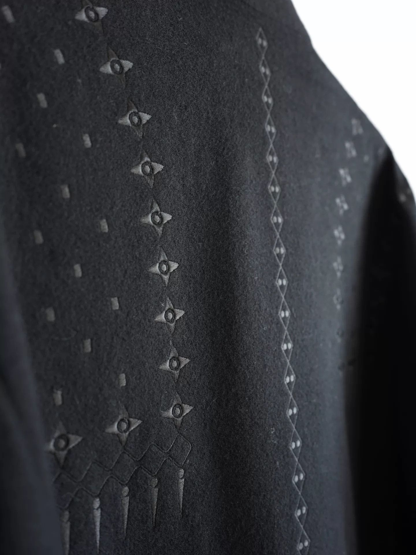 Yohji Yamamoto Yohji Yamamoto Embroidered Long Coat Size US M / EU 48-50 / 2 - 8 Thumbnail