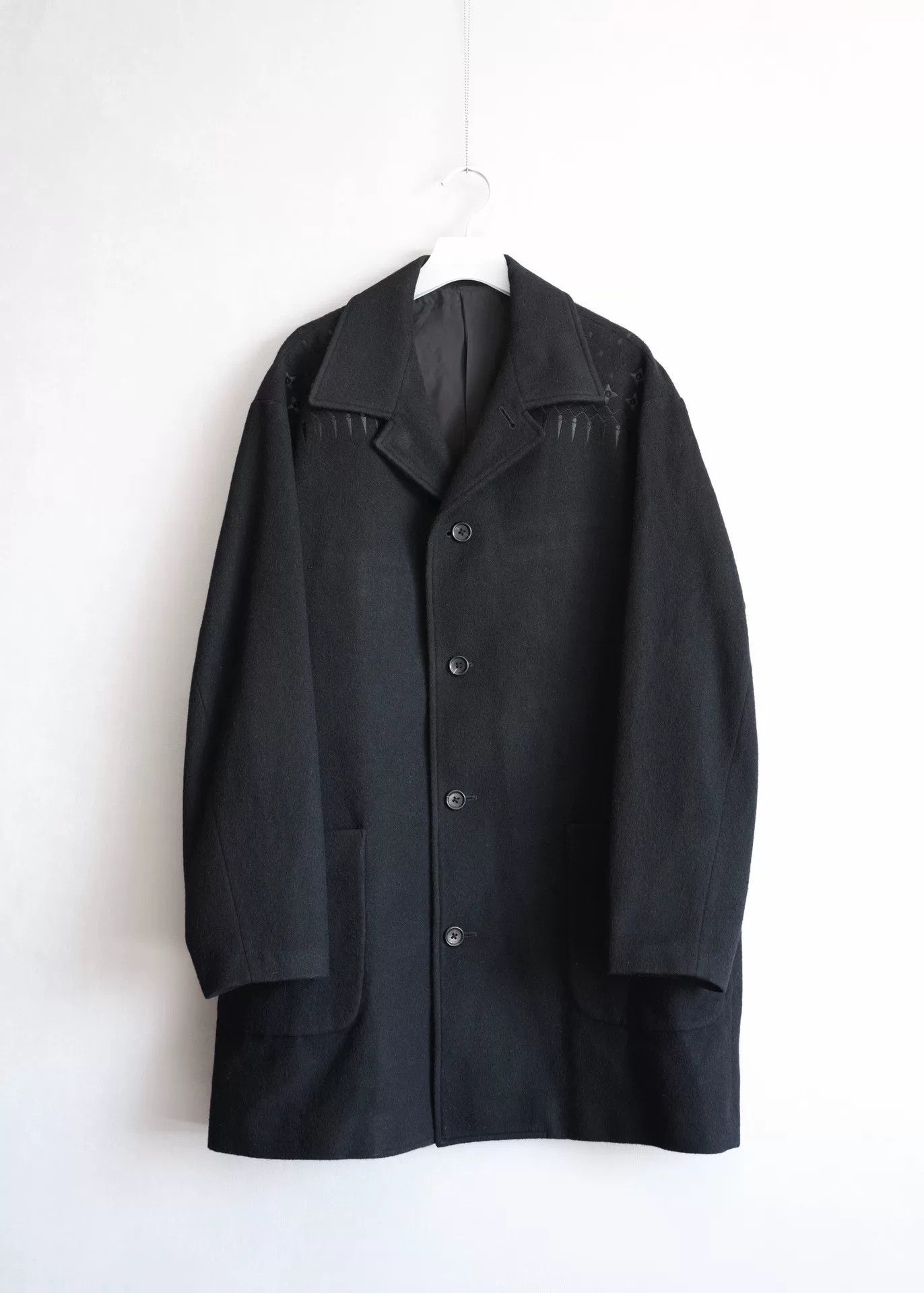 Yohji Yamamoto Yohji Yamamoto Embroidered Long Coat Size US M / EU 48-50 / 2 - 2 Thumbnail