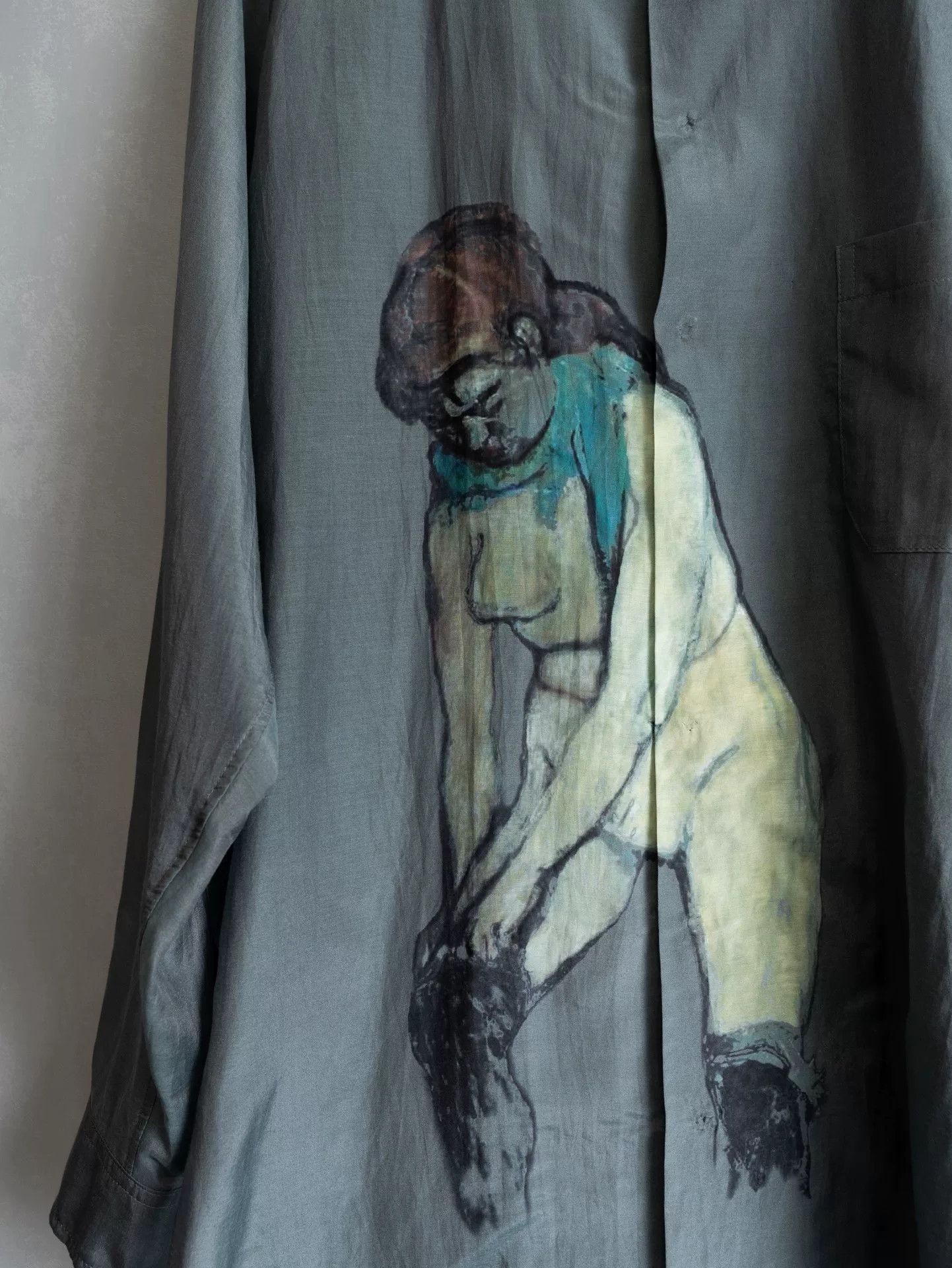 Yohji Yamamoto yohji yamamoto shirt inspired by toulouse-lautrec Size M / US 6-8 / IT 42-44 - 4 Thumbnail
