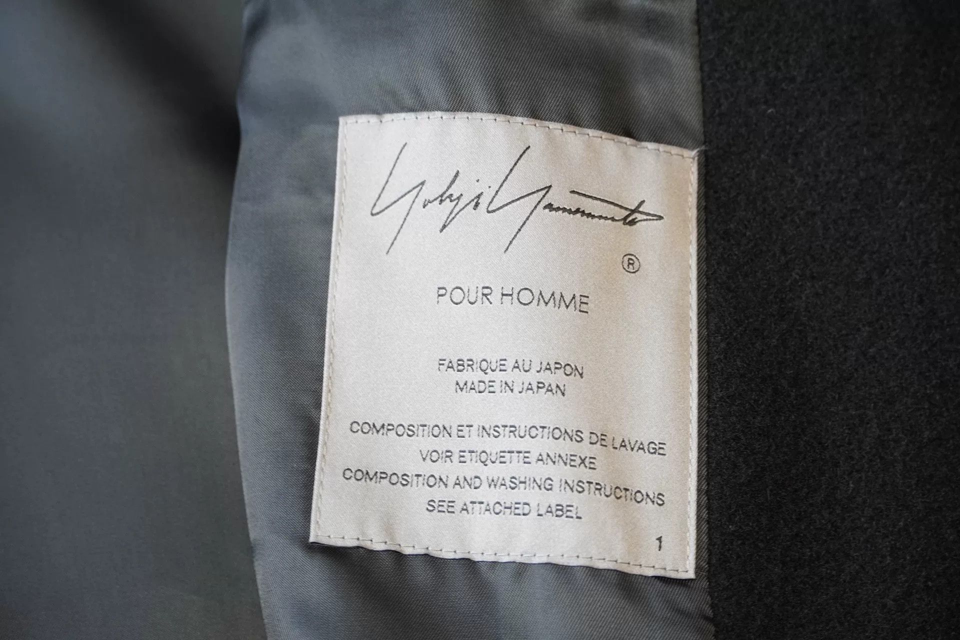 Yohji Yamamoto Yohji Yamamoto Black Long Jacket Size US XS / EU 42 / 0 - 7 Thumbnail