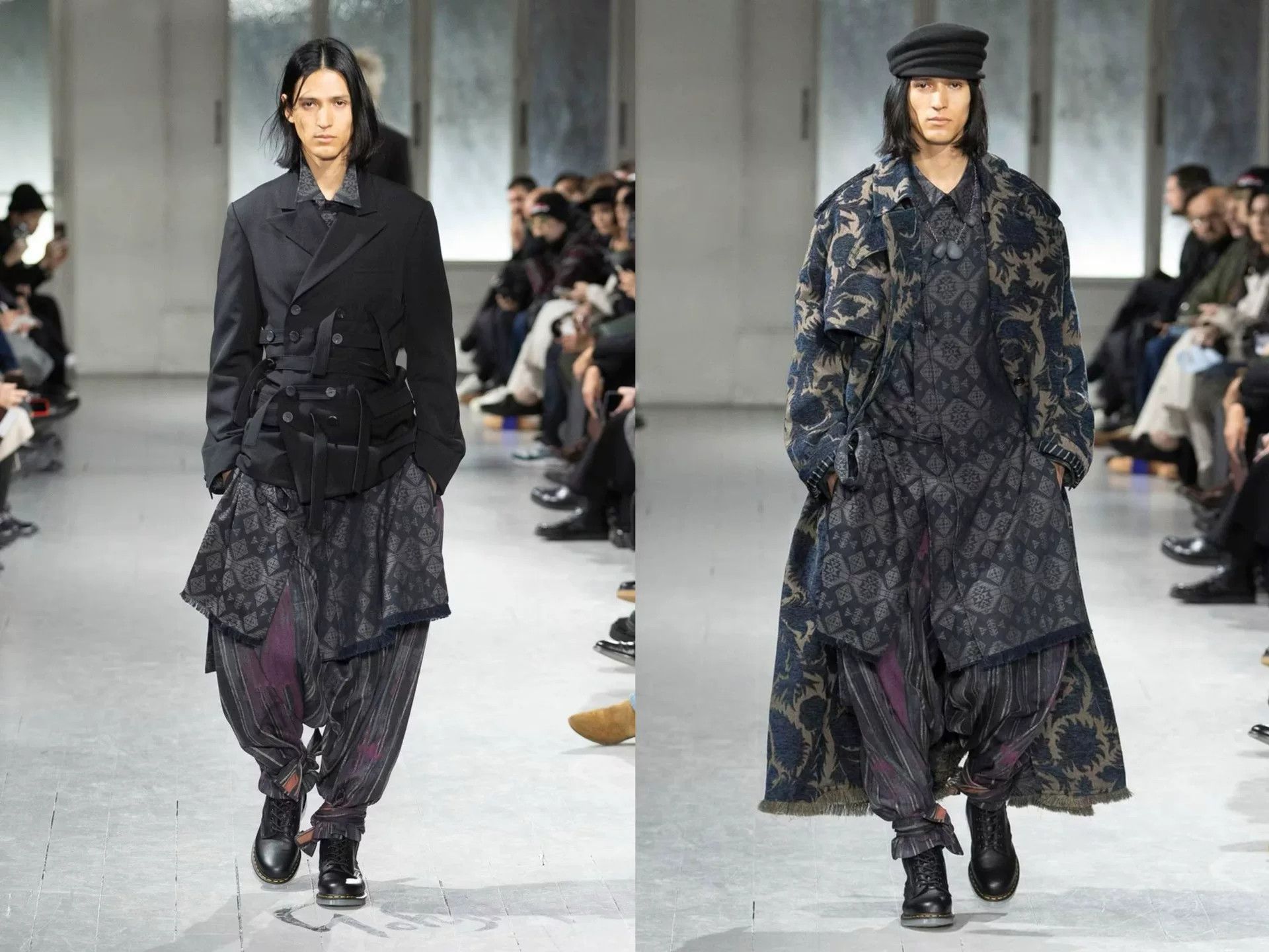 Yohji Yamamoto Yohji Yamamoto Geometric Layered Long Shirt Size S / US 4 / IT 40 - 2 Thumbnail