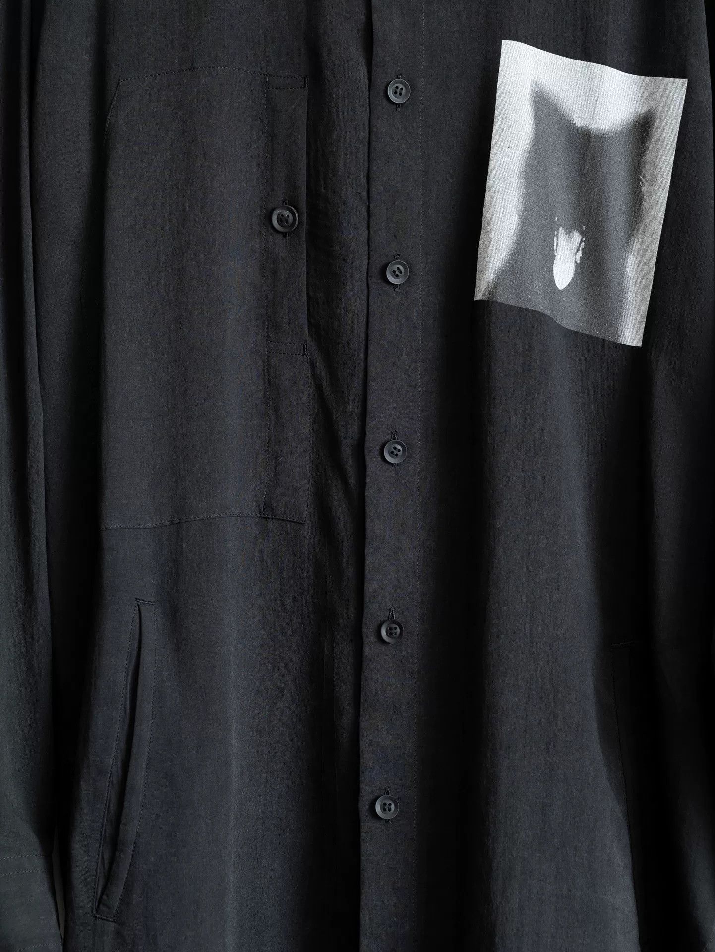 Yohji Yamamoto Yohji Yamamoto Dog Print Long Sleeve Shirt Size US M / EU 48-50 / 2 - 6 Thumbnail