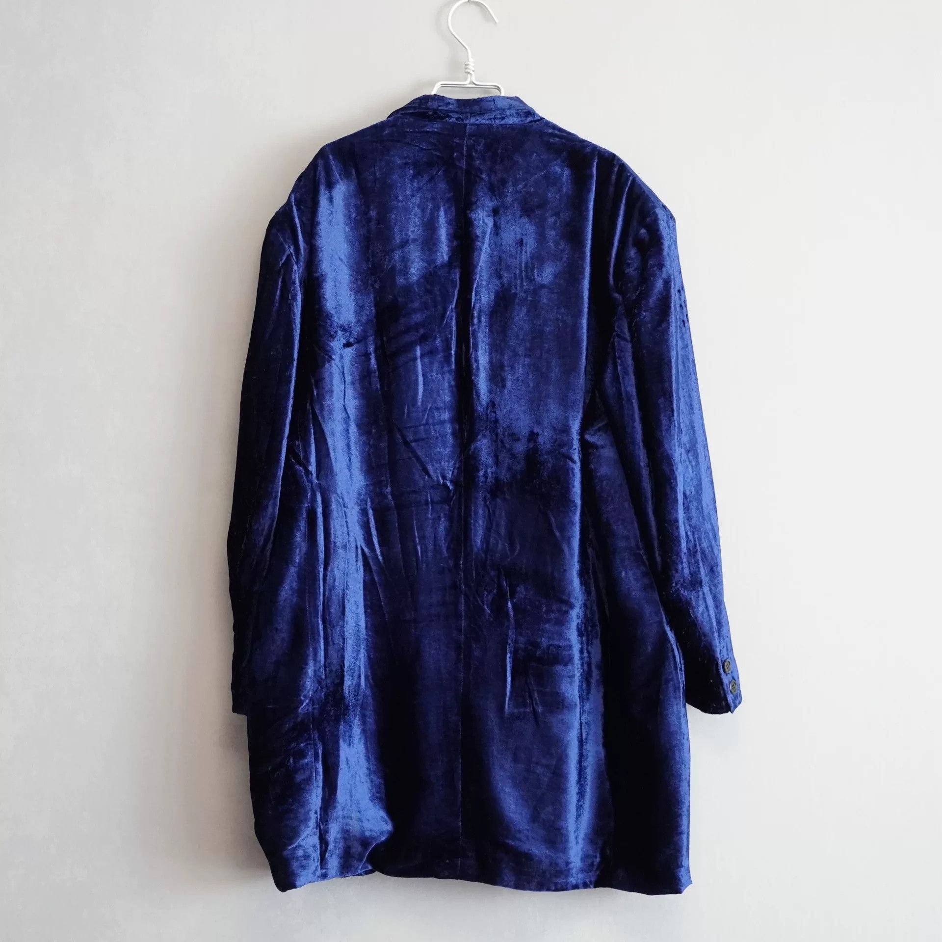 Yohji Yamamoto yohji yamamoto blue velvet jacket Size US M / EU 48-50 / 2 - 2 Thumbnail
