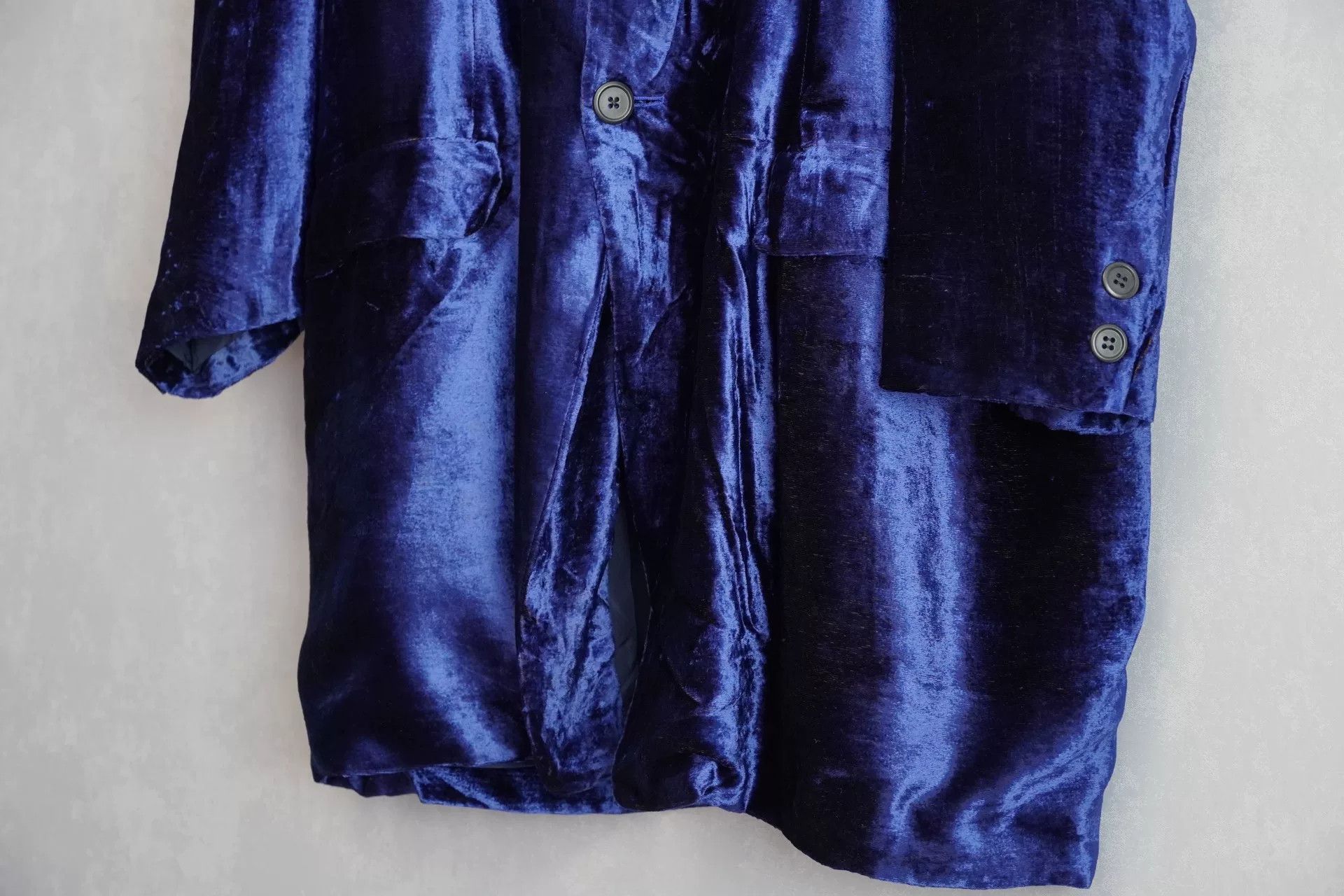Yohji Yamamoto yohji yamamoto blue velvet jacket Size US M / EU 48-50 / 2 - 5 Thumbnail