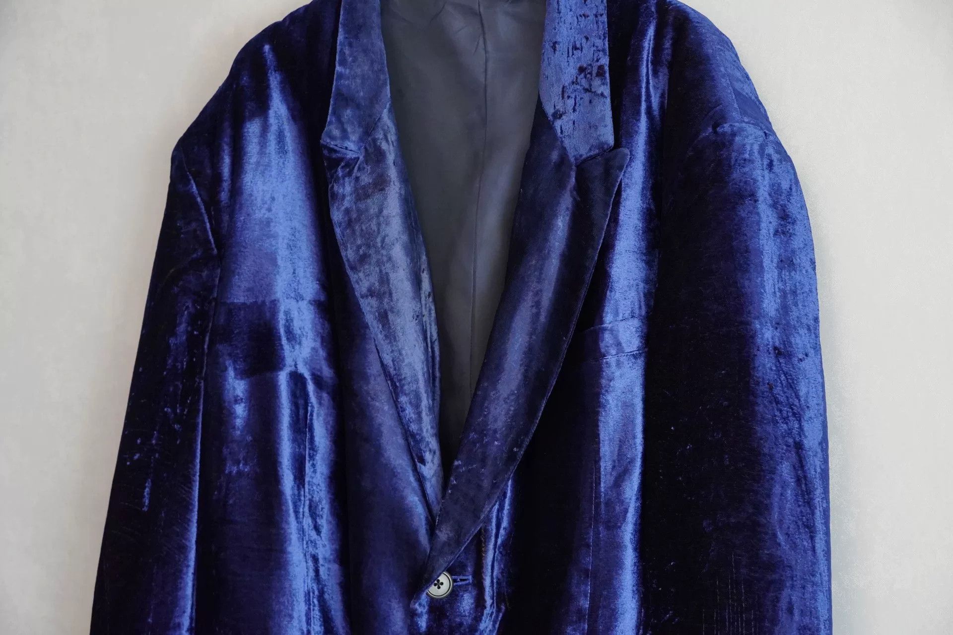 Yohji Yamamoto yohji yamamoto blue velvet jacket Size US M / EU 48-50 / 2 - 4 Thumbnail