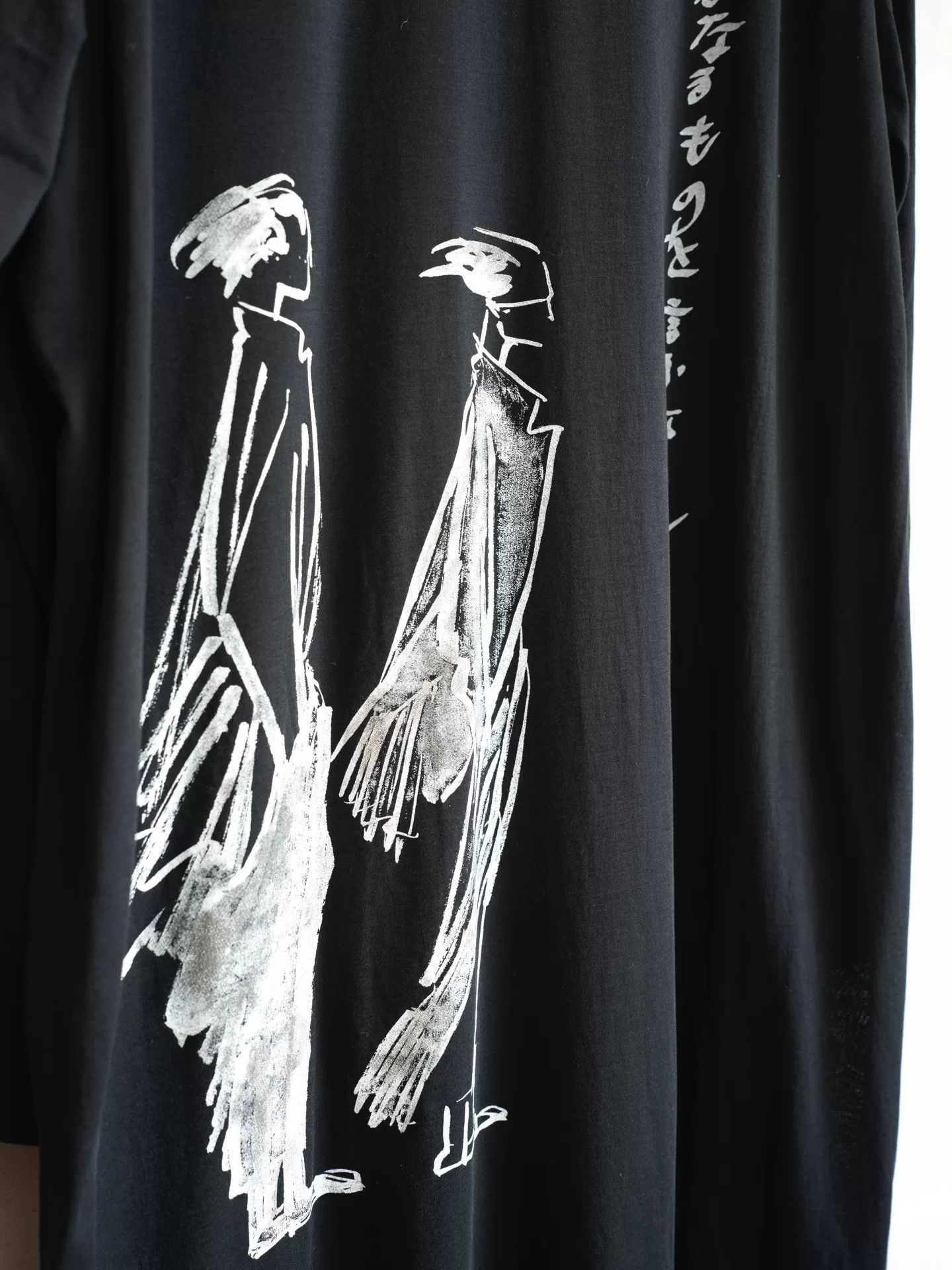 Yohji Yamamoto Yohji Yamamoto Black Long Shirt Dress Size M / US 6-8 / IT 42-44 - 7 Thumbnail