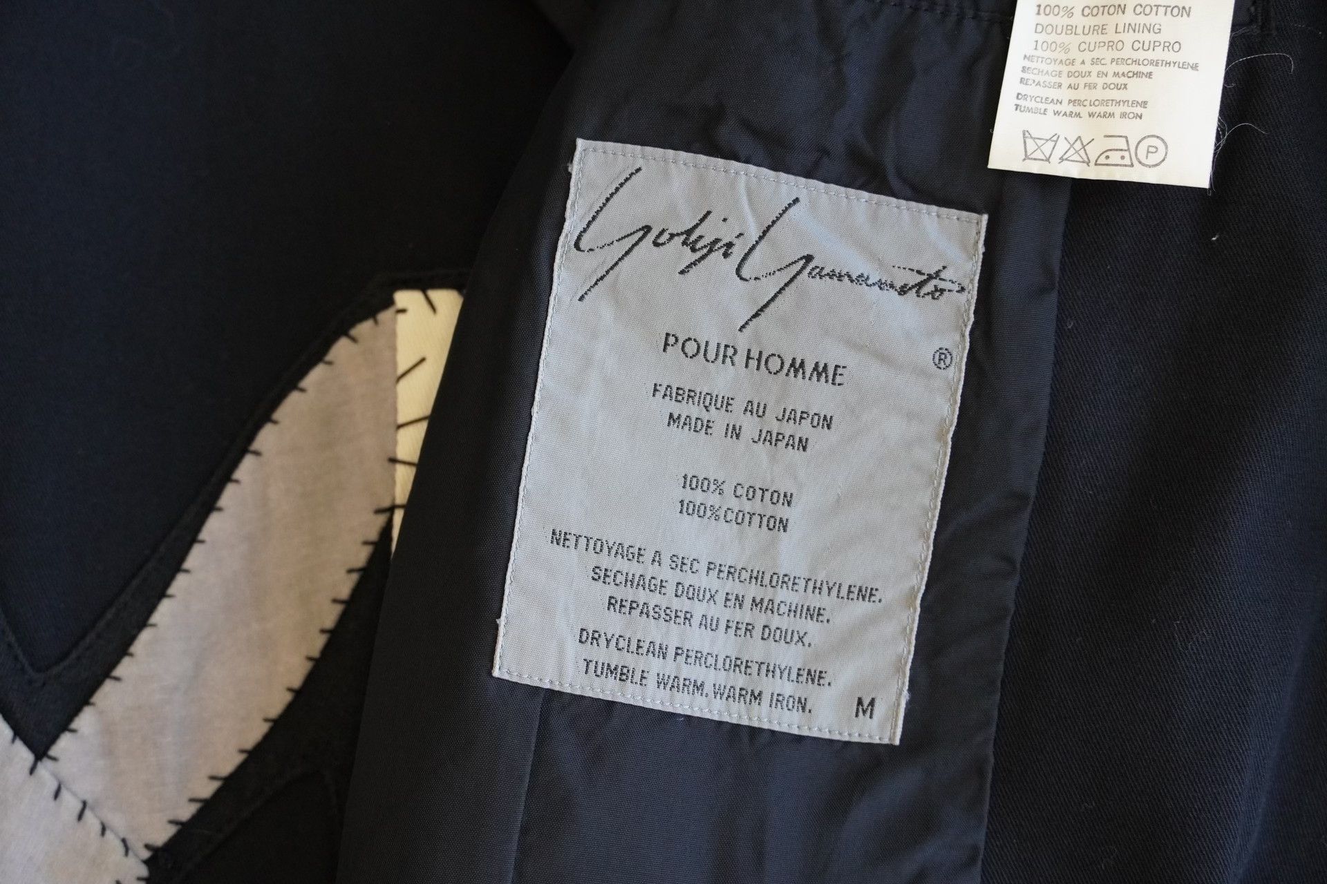 Yohji Yamamoto Yohji Yamamoto Letter Patch Jacket Size US M / EU 48-50 / 2 - 7 Thumbnail