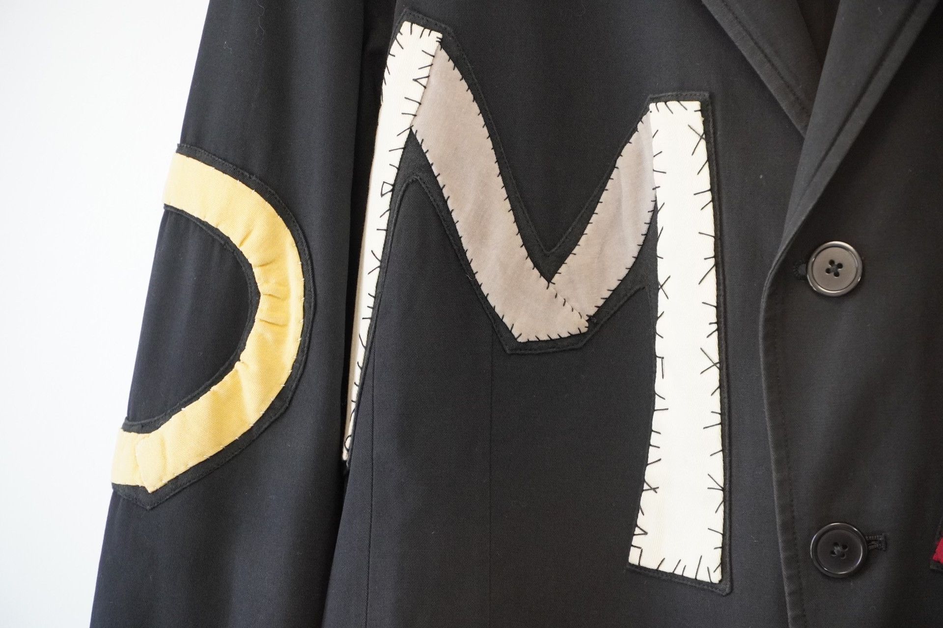 Yohji Yamamoto Yohji Yamamoto Letter Patch Jacket Size US M / EU 48-50 / 2 - 5 Thumbnail