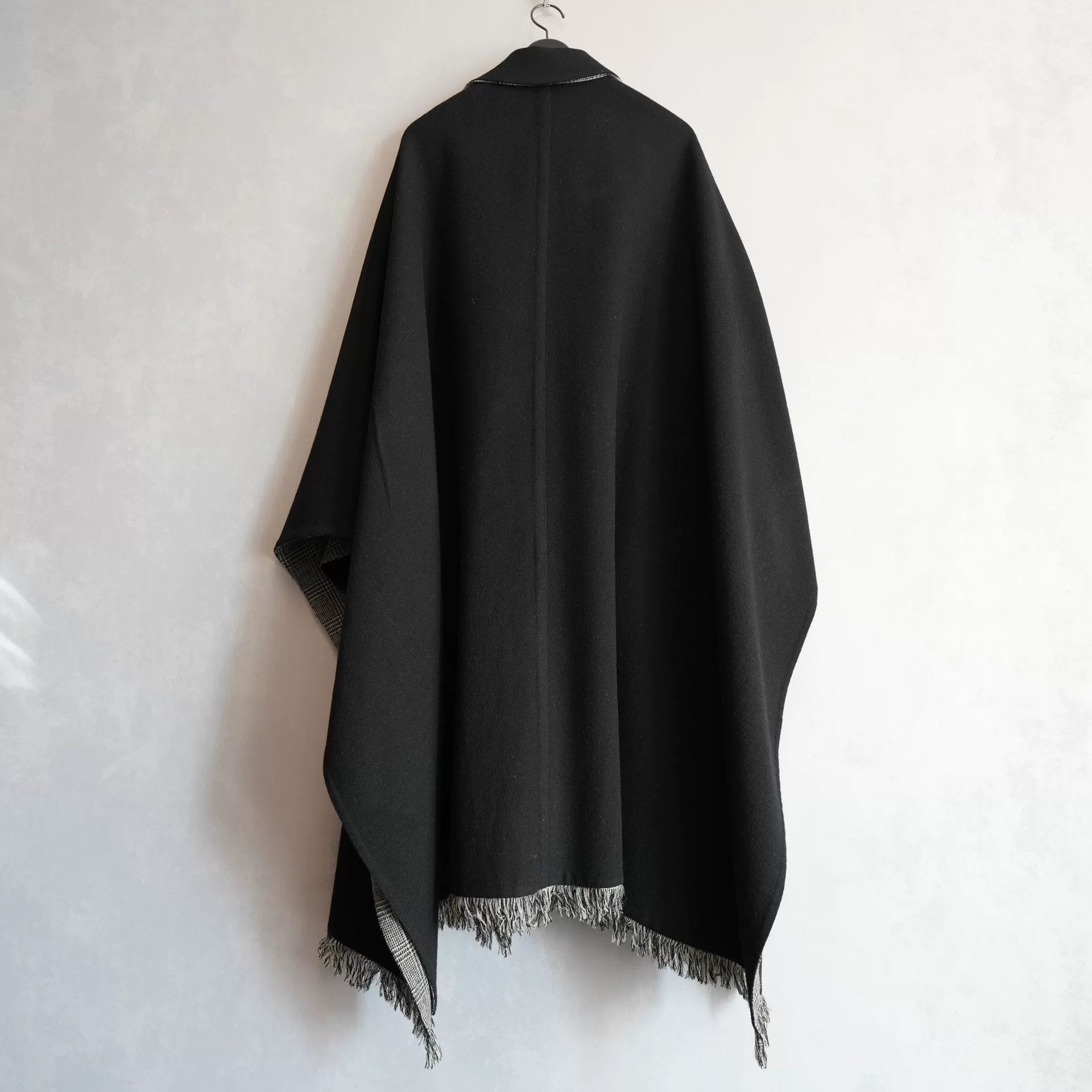 Yohji Yamamoto Yohji Yamamoto Plaid Cape Coat 21AW Size S / US 4 / IT 40 - 4 Thumbnail
