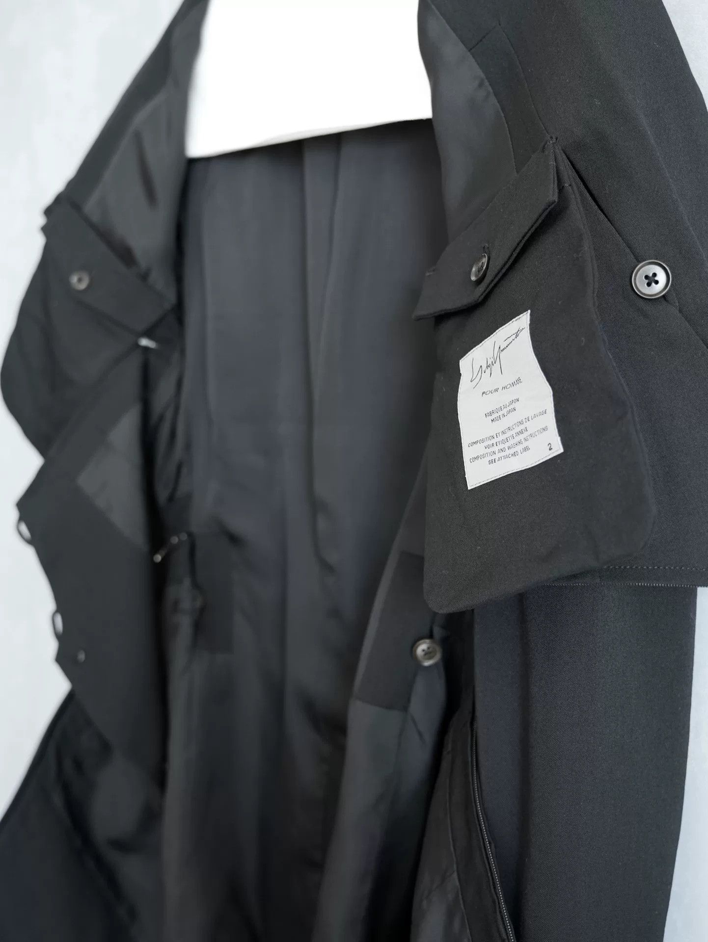 Yohji Yamamoto deconstructed zipper jacket by yohji yamamoto Size US M / EU 48-50 / 2 - 7 Thumbnail