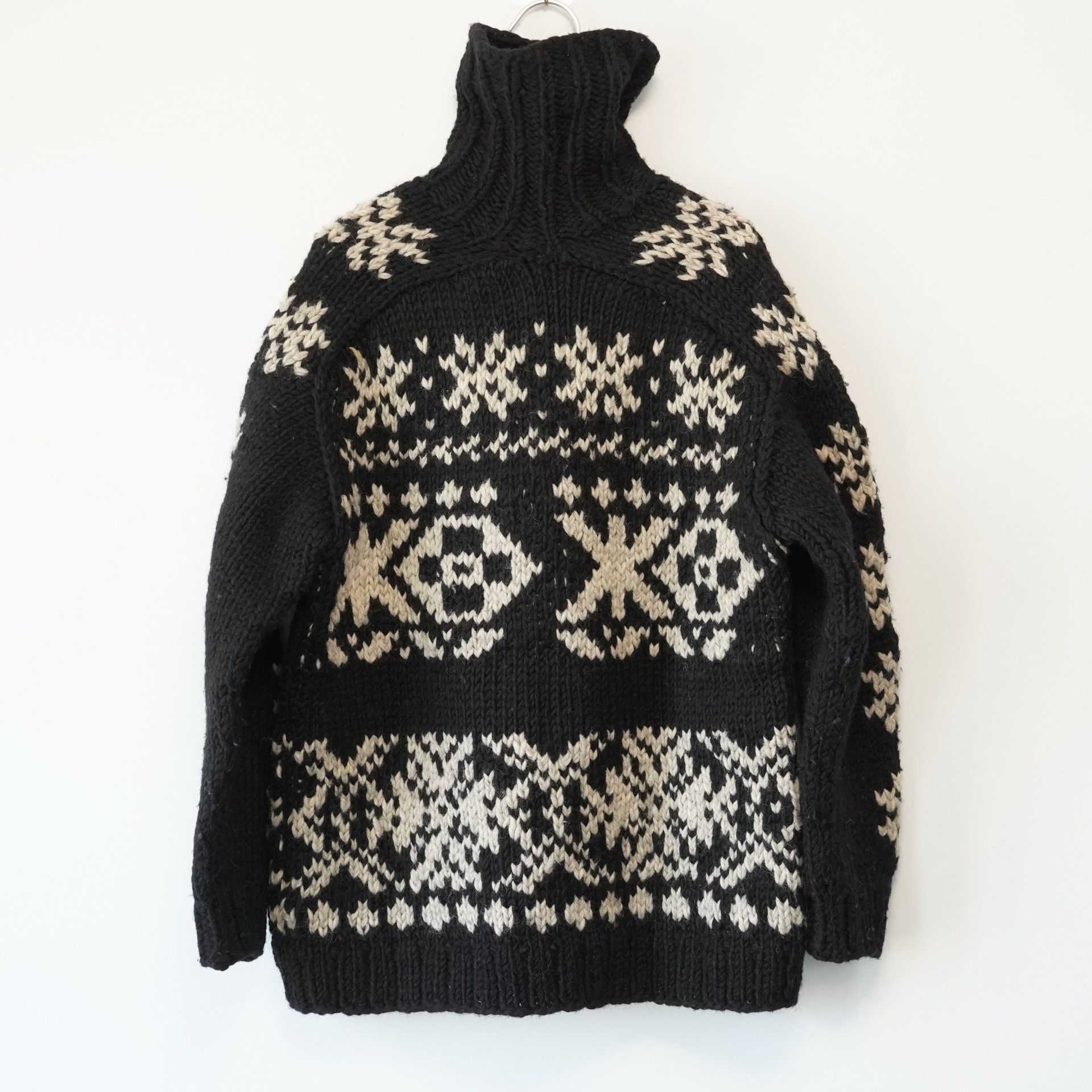 Yohji Yamamoto yohji yamamoto hand-knitted black sweater Size US S / EU 44-46 / 1 - 2 Thumbnail