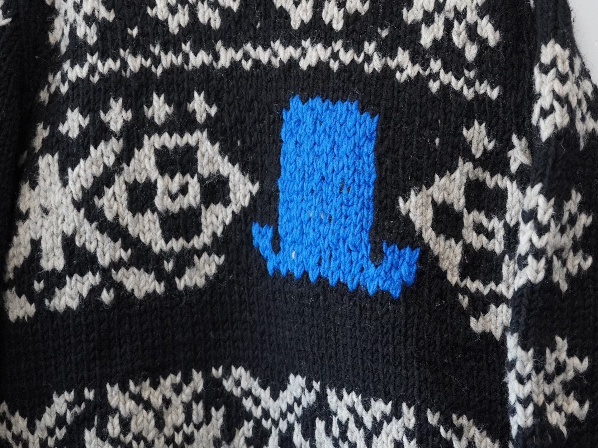 Yohji Yamamoto yohji yamamoto hand-knitted black sweater Size US S / EU 44-46 / 1 - 3 Thumbnail