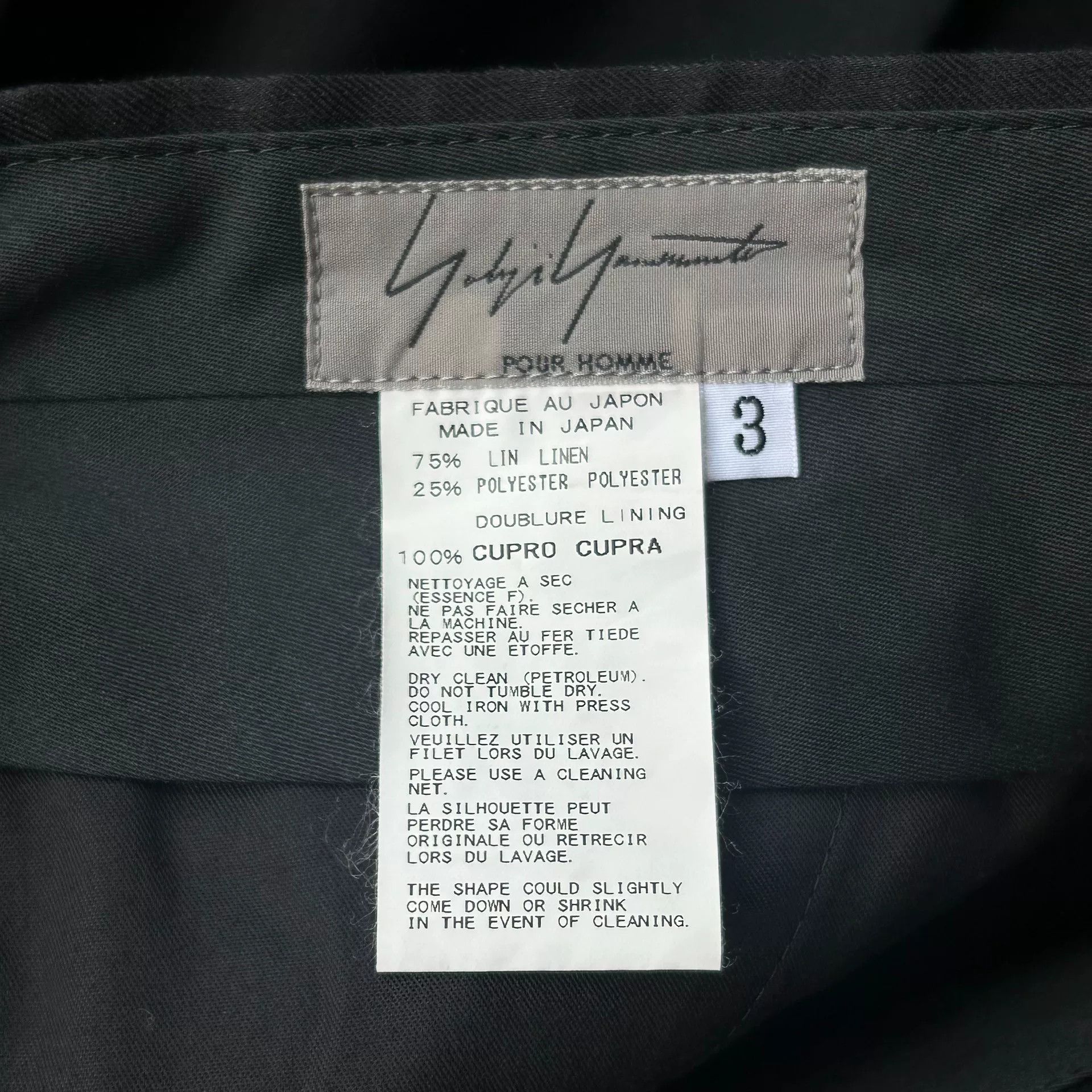 Yohji Yamamoto Yohji Yamamoto 16ss zip-up tapered pants Size US 31 - 7 Thumbnail