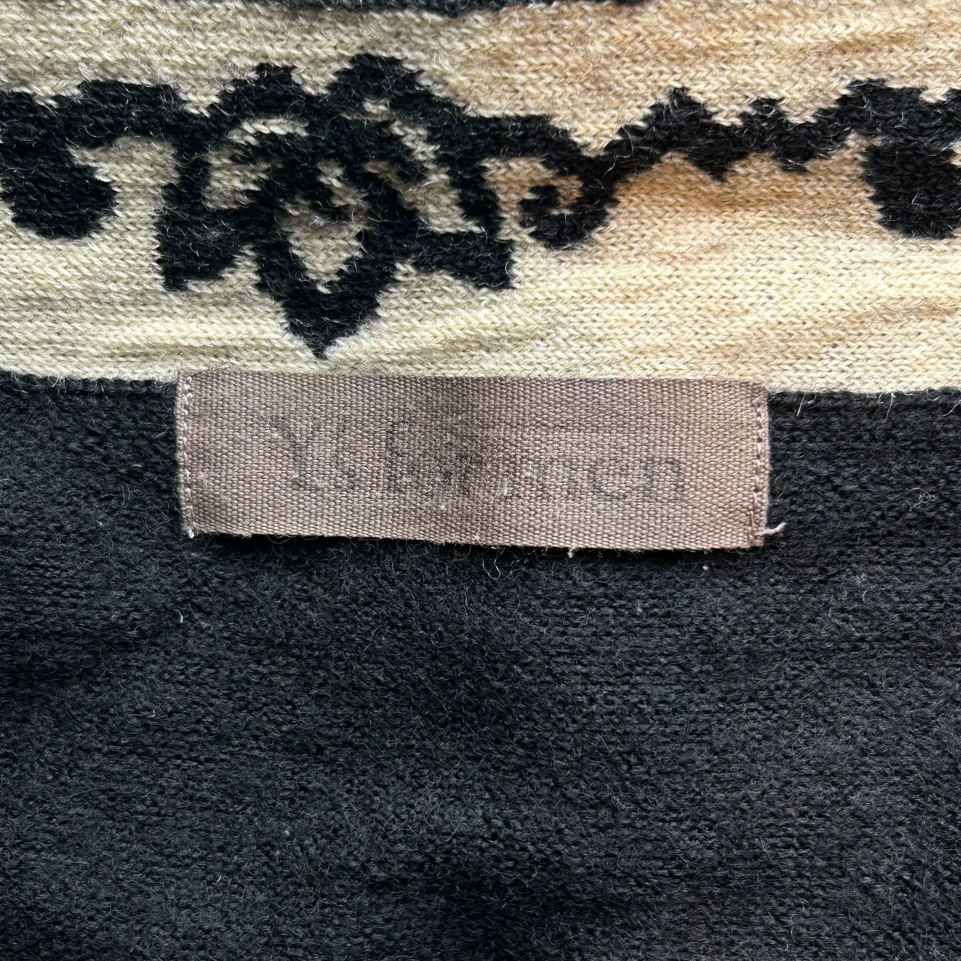Yohji Yamamoto Yohji Yamamoto Black Wool Cardigan Size US M / EU 48-50 / 2 - 6 Thumbnail