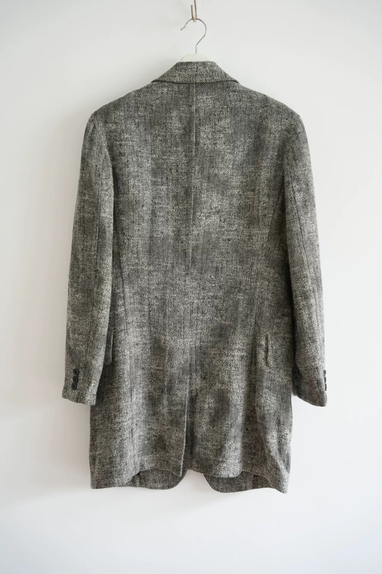 Yohji Yamamoto Yohji Yamamoto Fishbone Pattern Suit Jacket Size US S / EU 44-46 / 1 - 3 Thumbnail