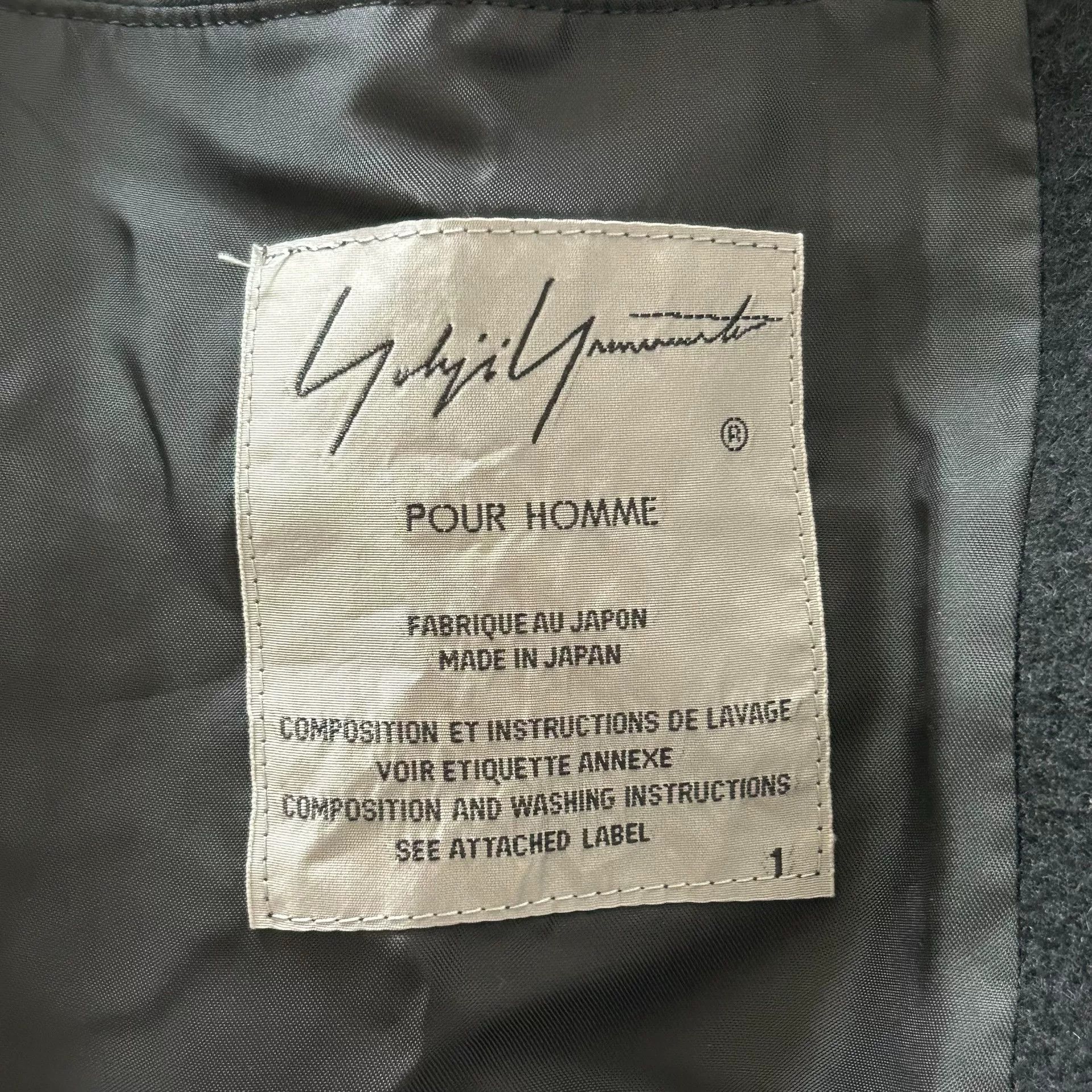 Yohji Yamamoto yohji yamamoto wool zip drawstring coat Size US S / EU 44-46 / 1 - 4 Thumbnail