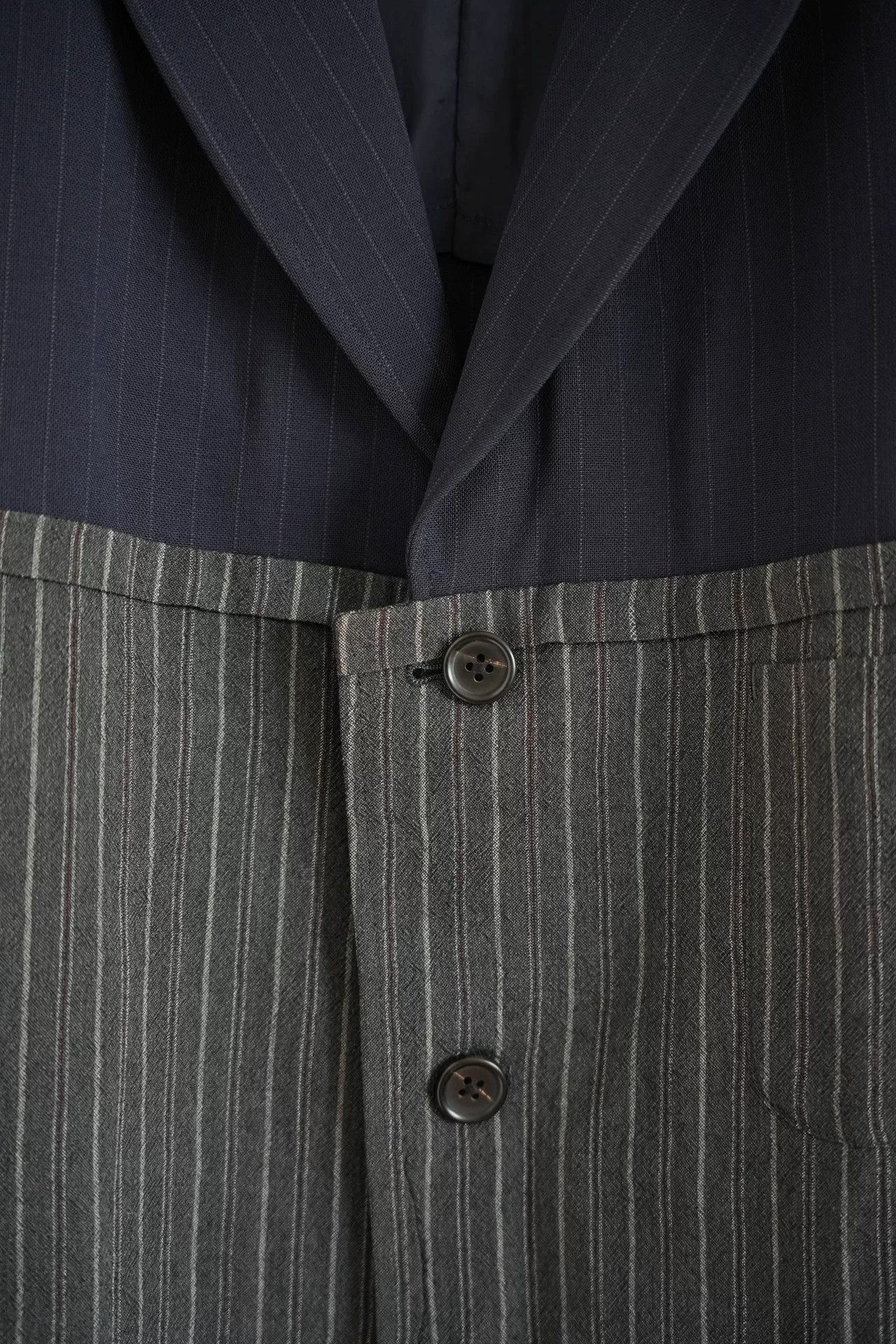 Yohji Yamamoto yohji yamamoto striped wool suit jacket Size US M / EU 48-50 / 2 - 4 Thumbnail