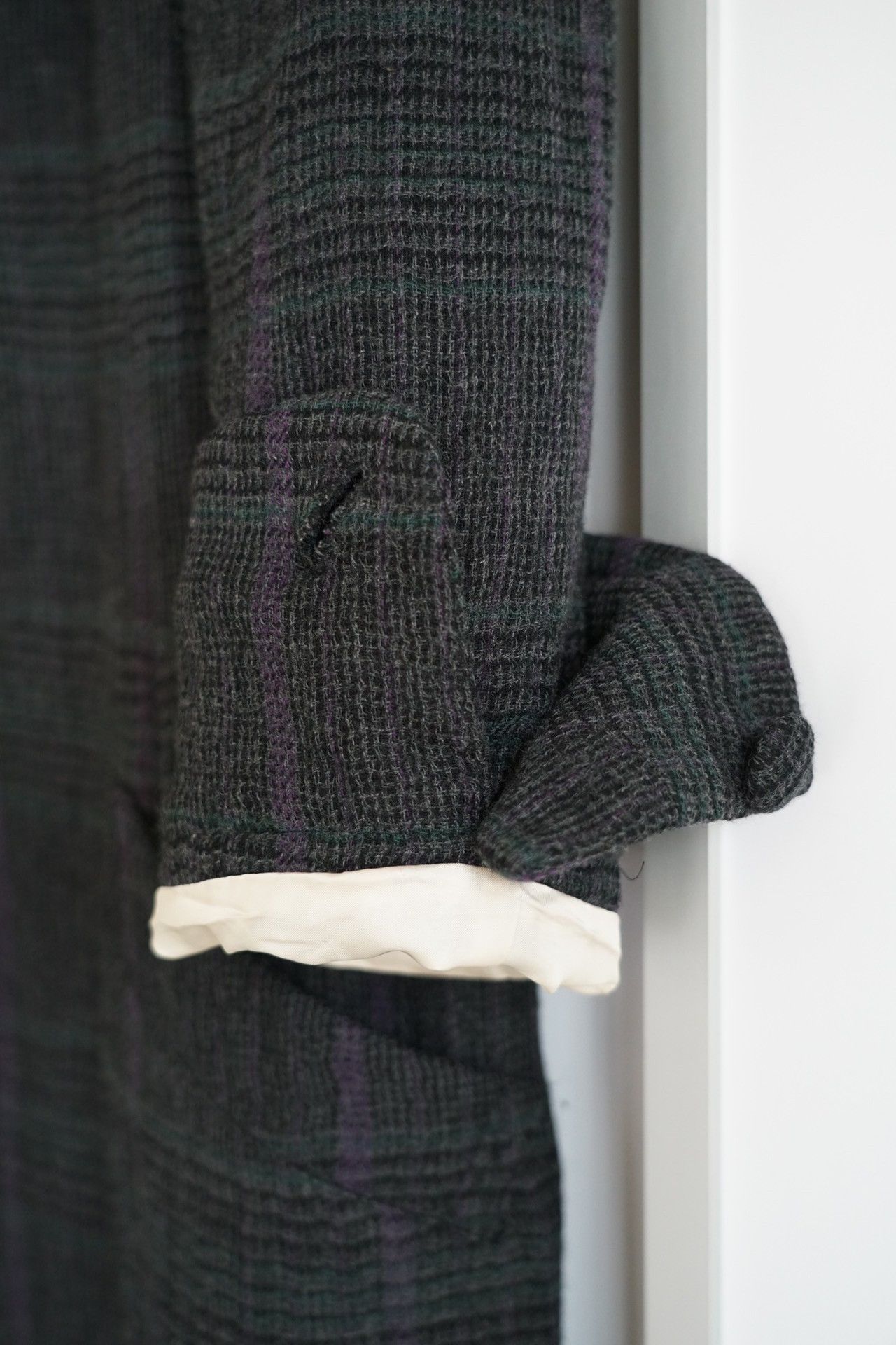 Yohji Yamamoto yohji yamamoto plaid wool coat Size US M / EU 48-50 / 2 - 5 Thumbnail