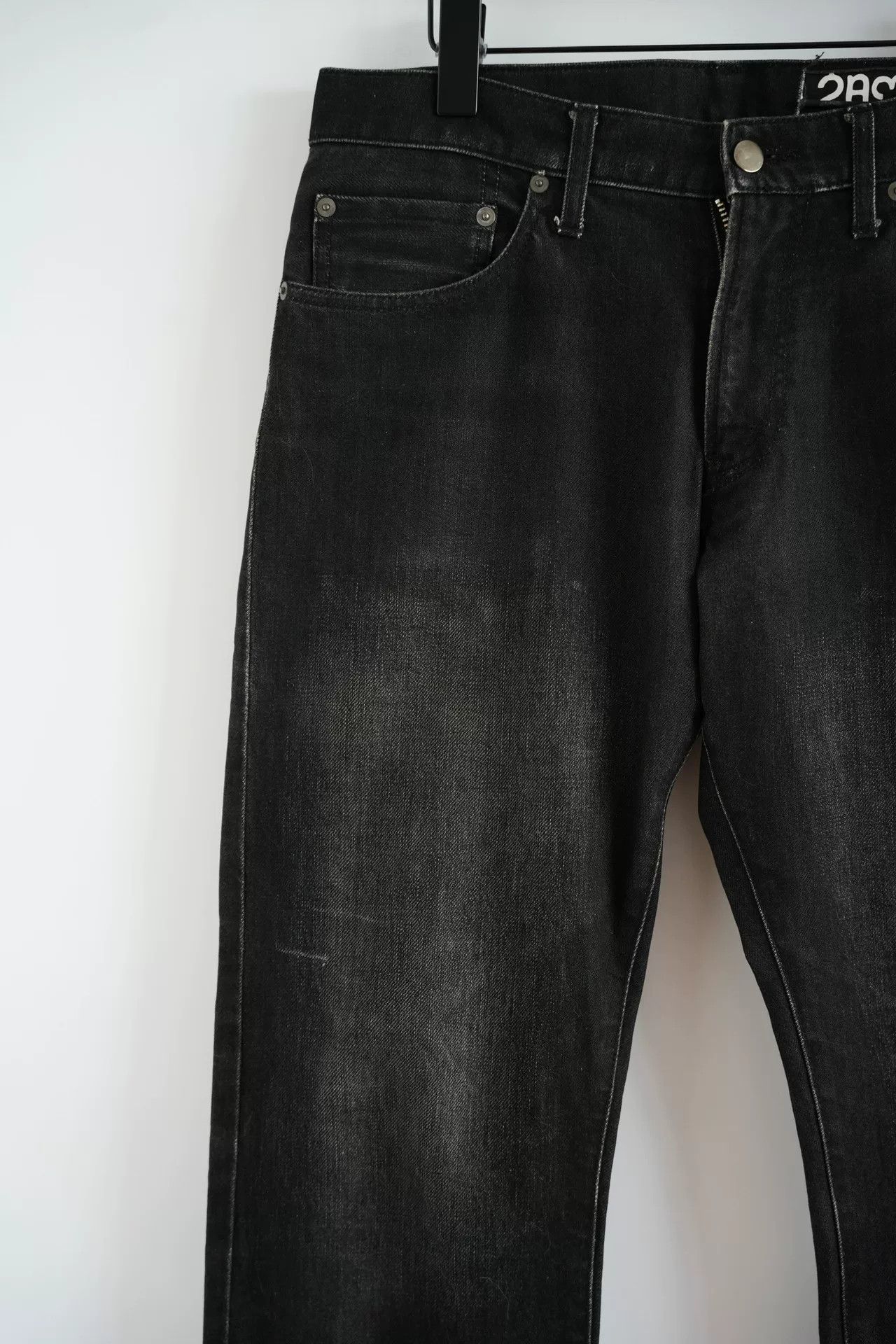 Undercover embroidered black denim pants by Undercover Size US 31 - 6 Thumbnail