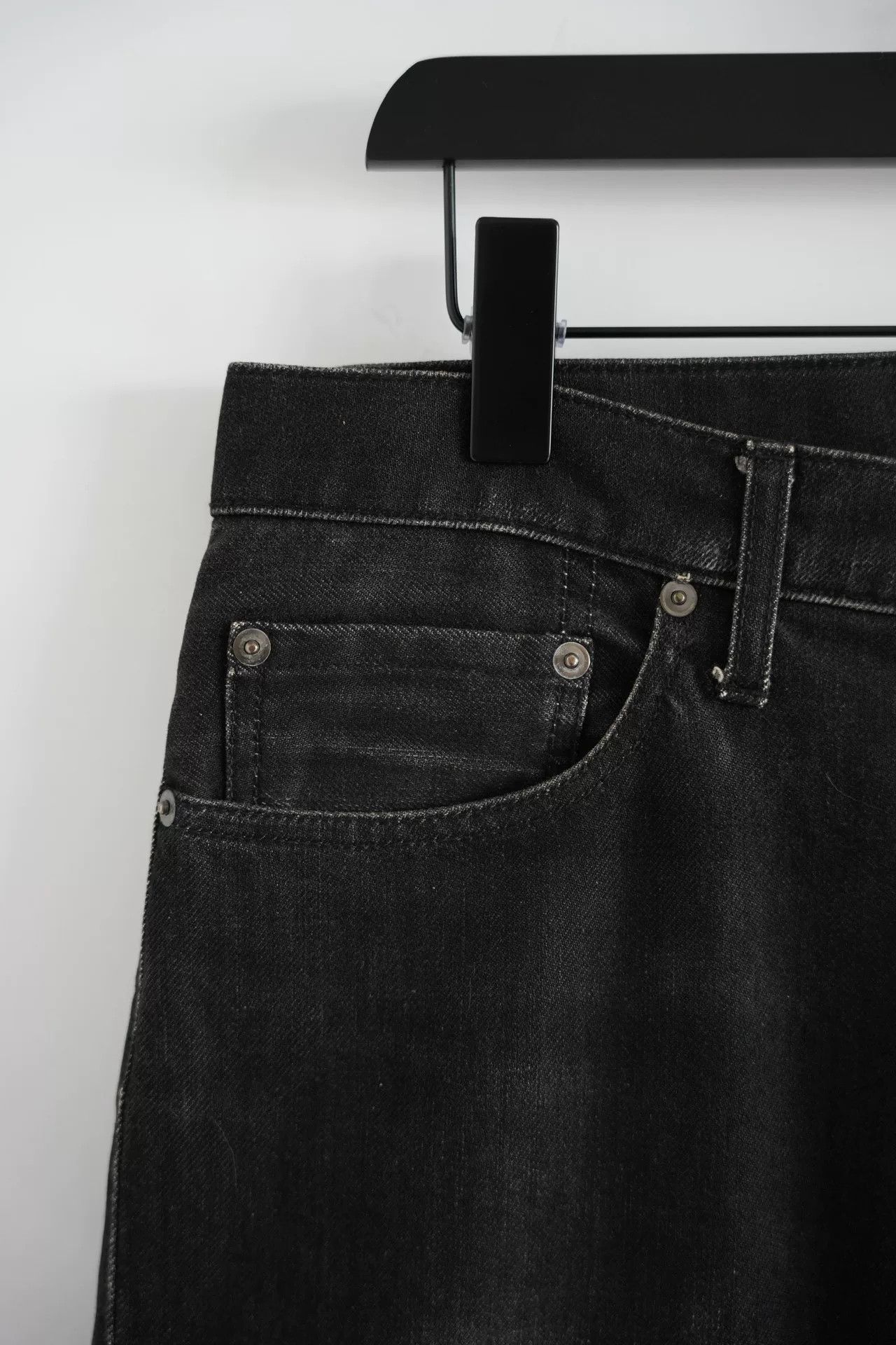 Undercover embroidered black denim pants by Undercover Size US 31 - 5 Thumbnail