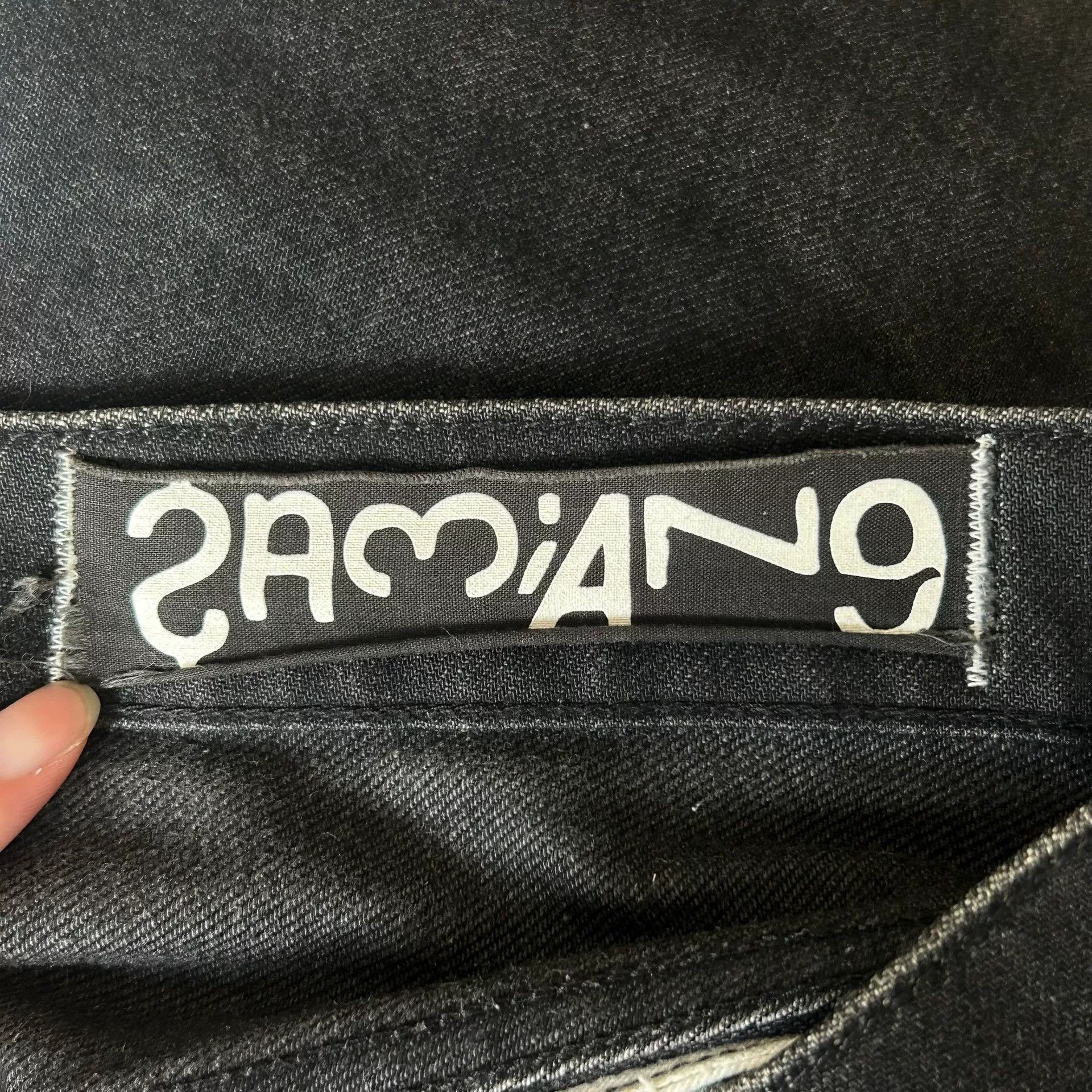 Undercover embroidered black denim pants by Undercover Size US 31 - 7 Thumbnail