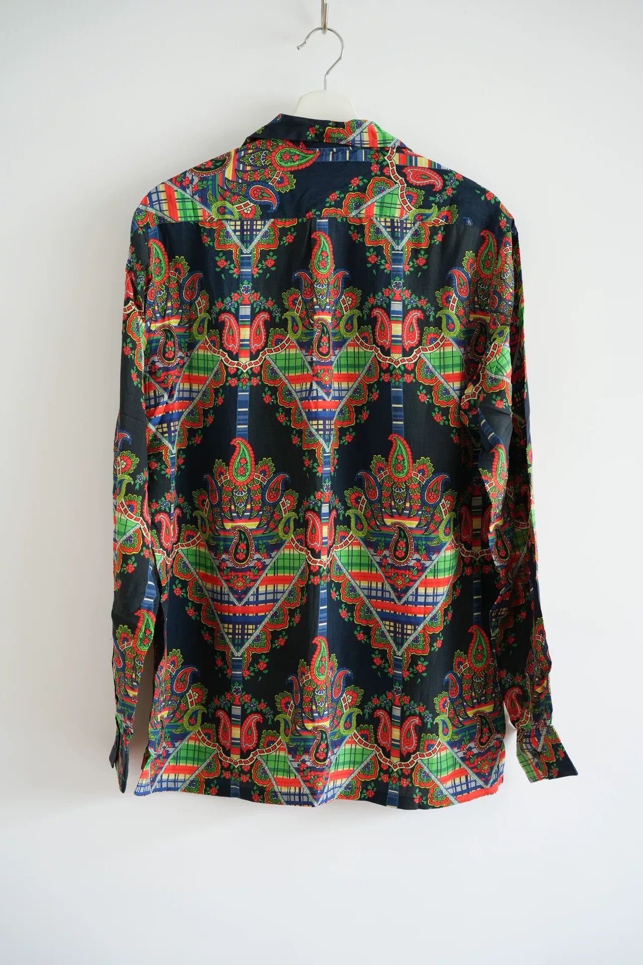 Y's for Men Yohji Yamamoto Silk Printed Shirt 04ss Size US M / EU 48-50 / 2 - 2 Thumbnail