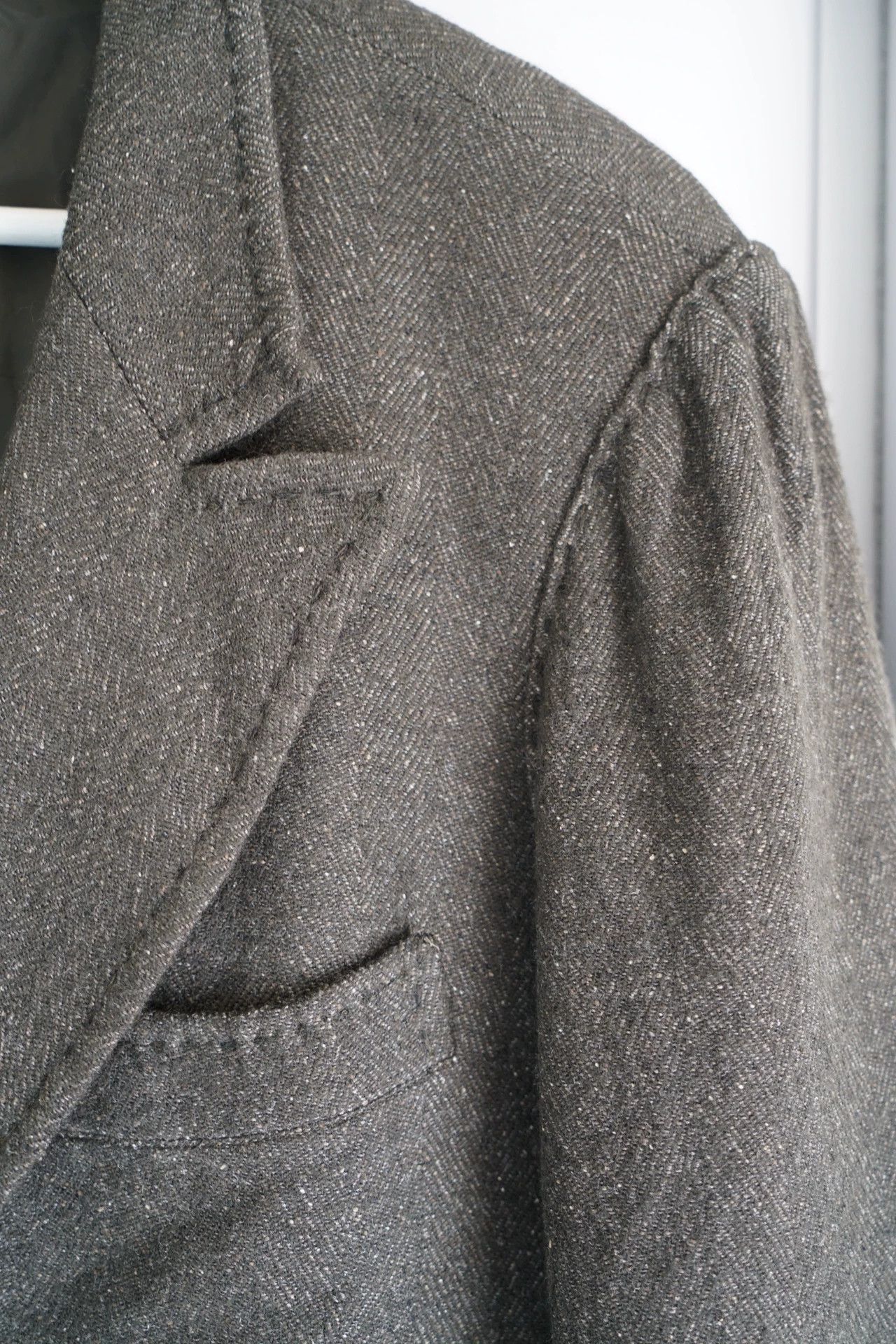 Yohji Yamamoto Yohji Yamamoto Custom Tailored Suit Jacket Size US S / EU 44-46 / 1 - 3 Thumbnail