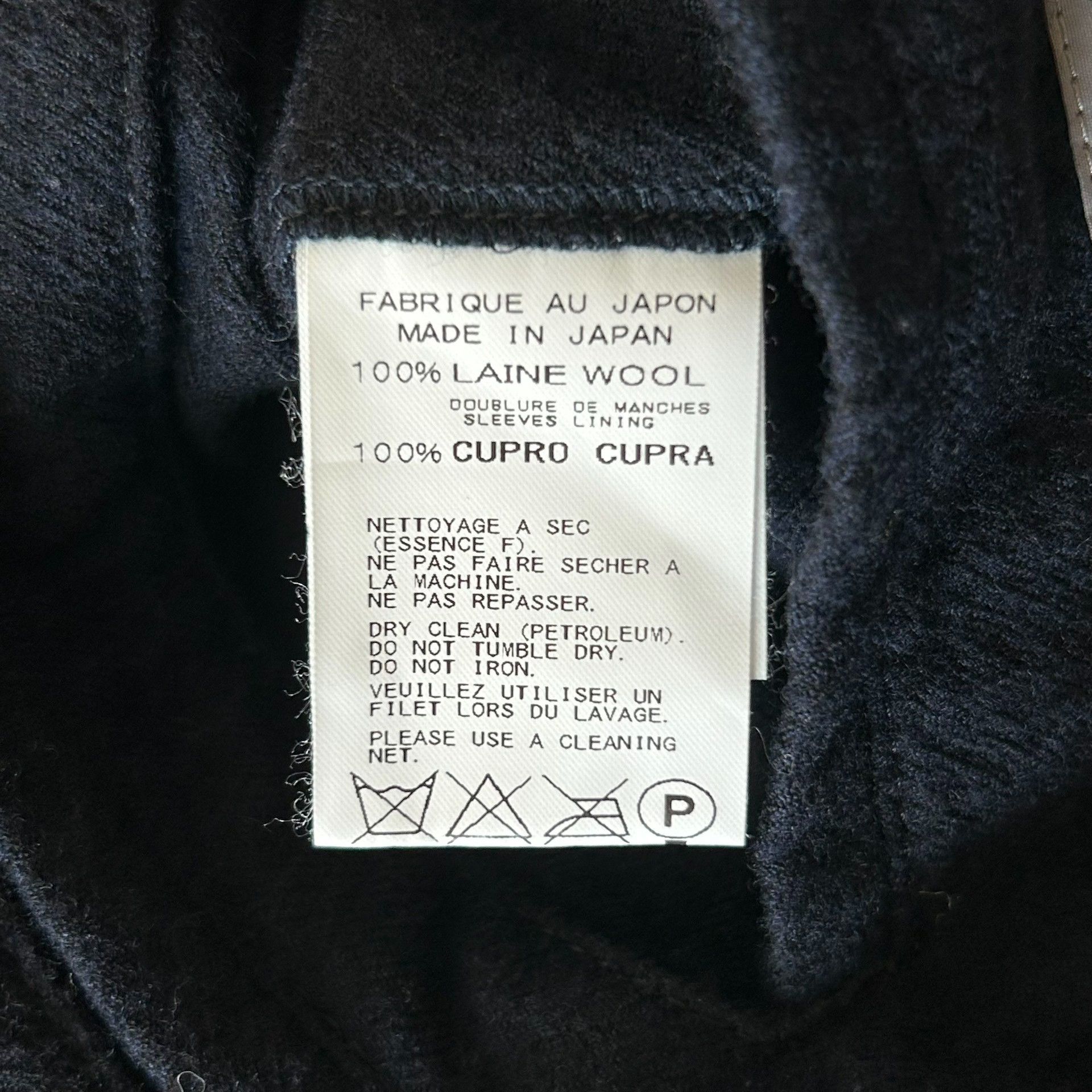 Yohji Yamamoto Yohji Yamamoto Wool Blazer for Men Size US S / EU 44-46 / 1 - 4 Thumbnail