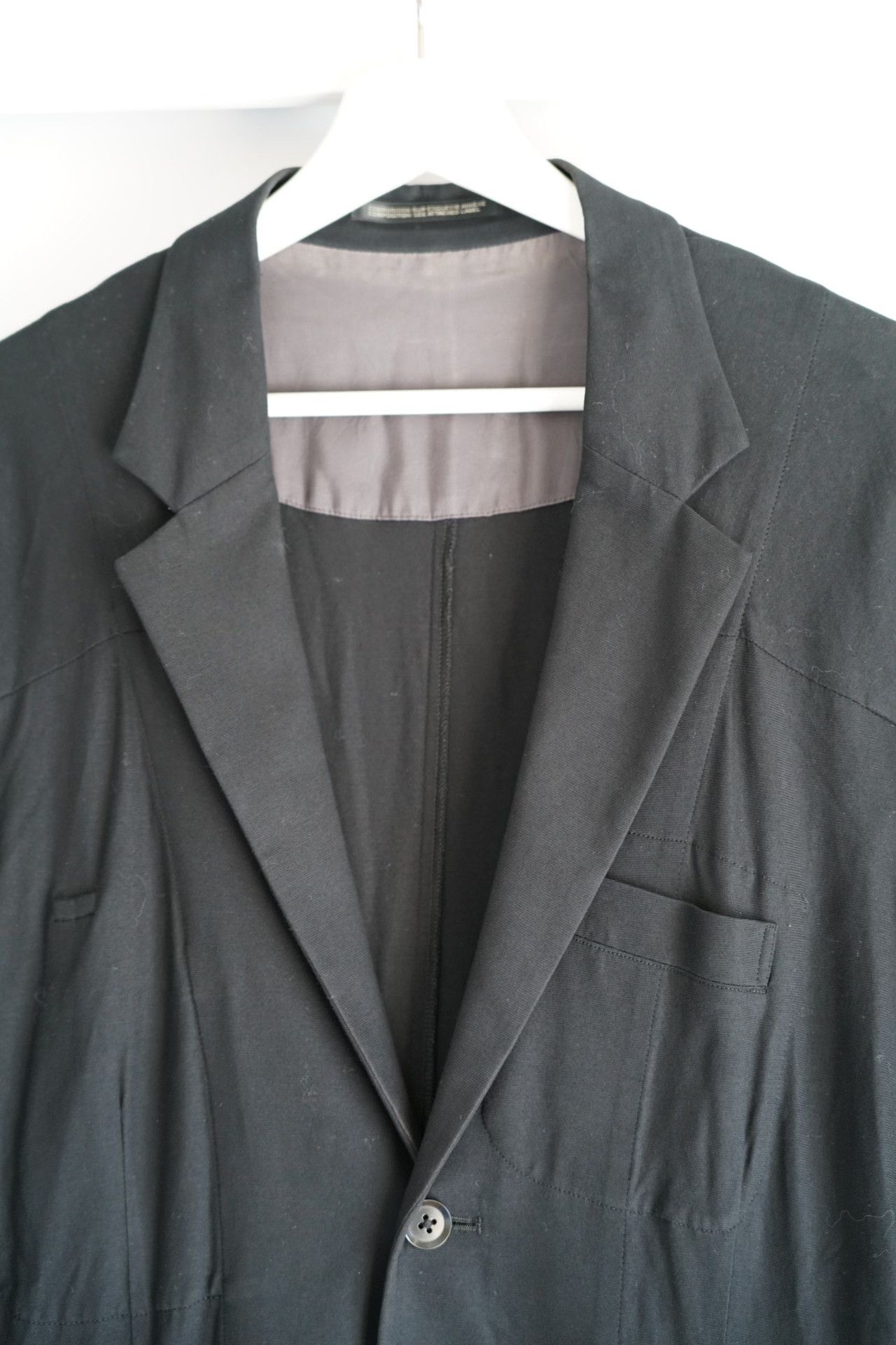 Yohji Yamamoto Yohji Yamamoto Black Blazer for Men Size US S / EU 44-46 / 1 - 3 Thumbnail
