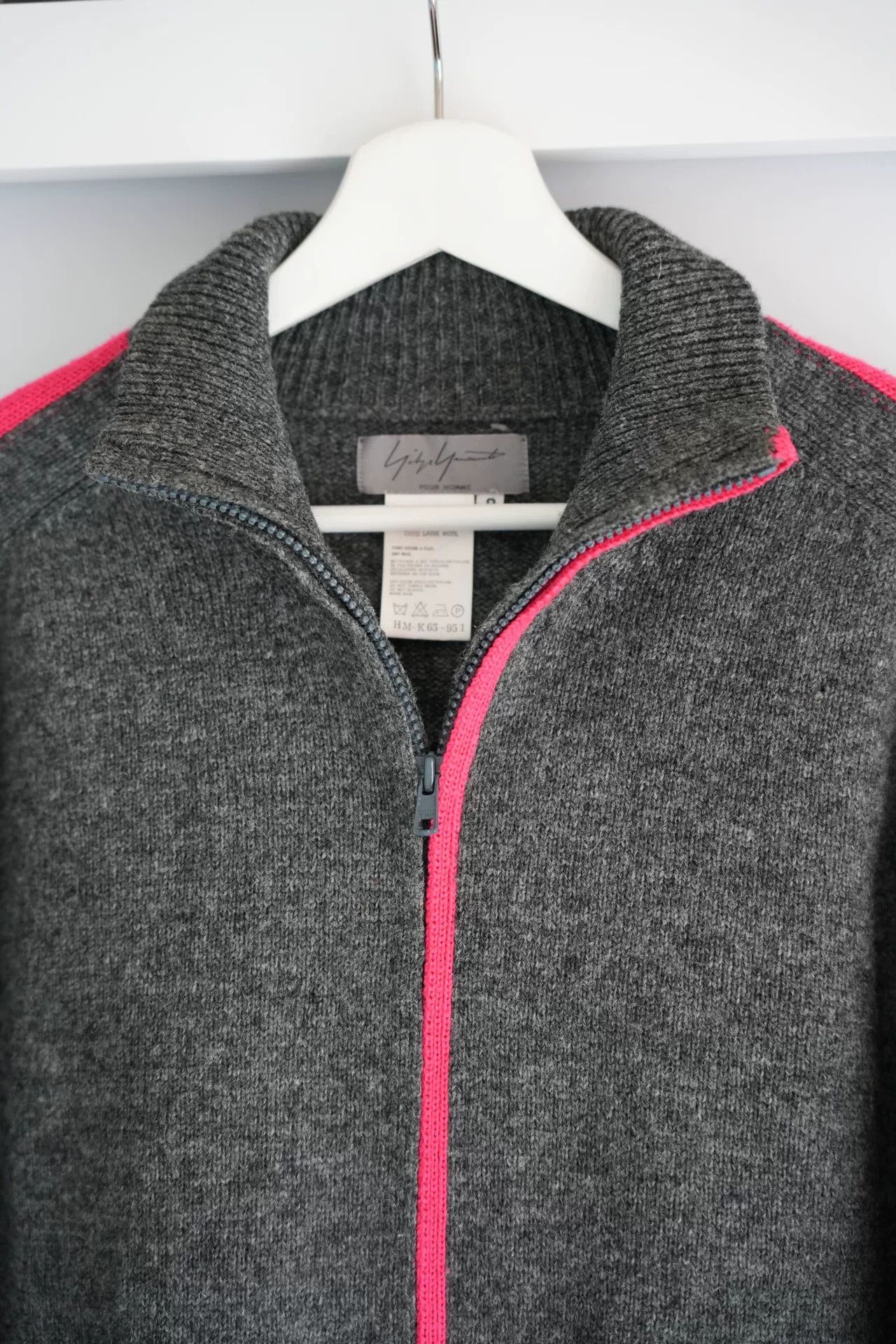 Yohji Yamamoto yohji yamamoto knit zip jacket in gray Size US M / EU 48-50 / 2 - 4 Thumbnail