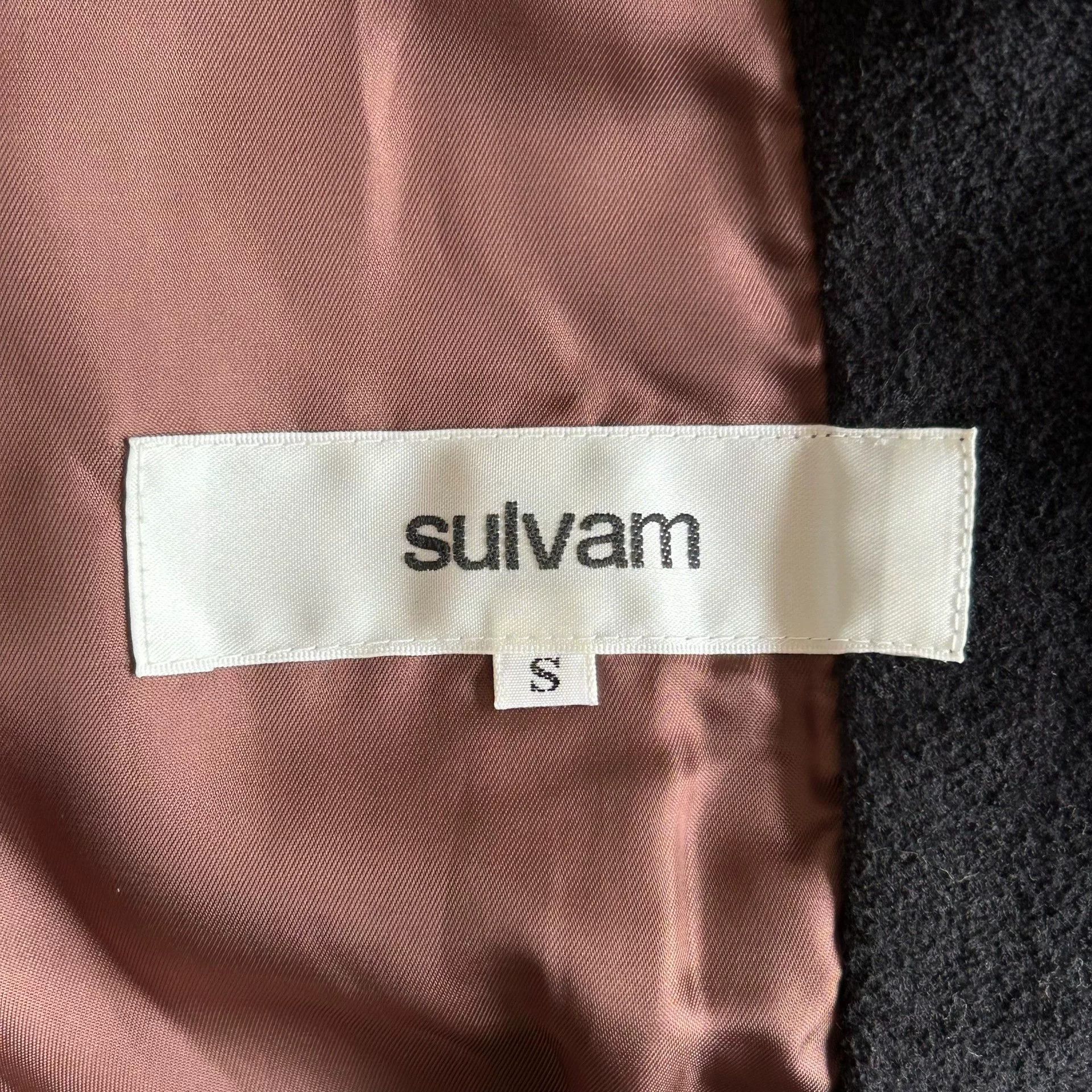 Sulvam black tailored suit jacket by Sulvam Size US S / EU 44-46 / 1 - 7 Thumbnail