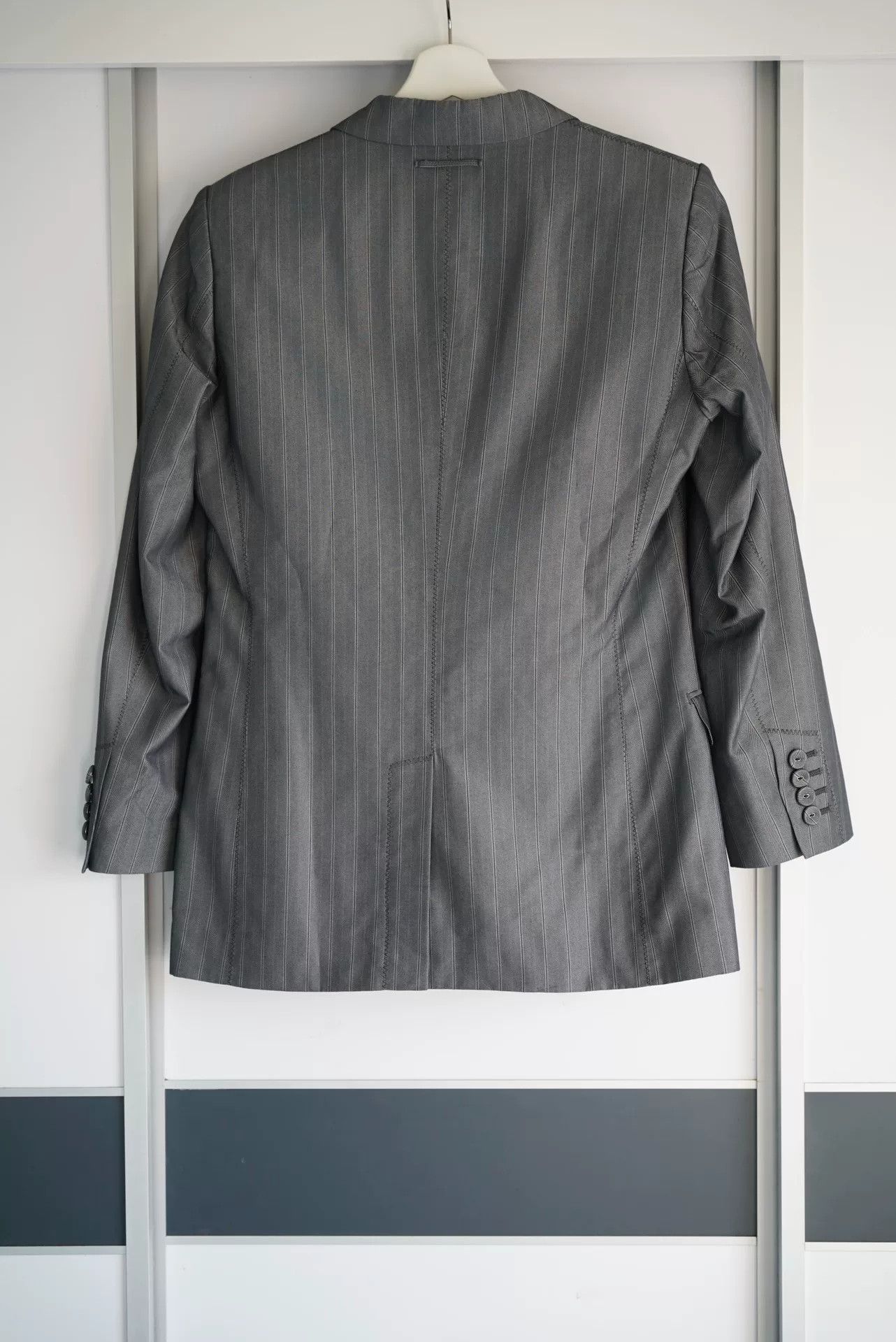 Jean Paul Gaultier gray striped suit by Jean Paul Gaultier Size US L / EU 52-54 / 3 - 2 Thumbnail