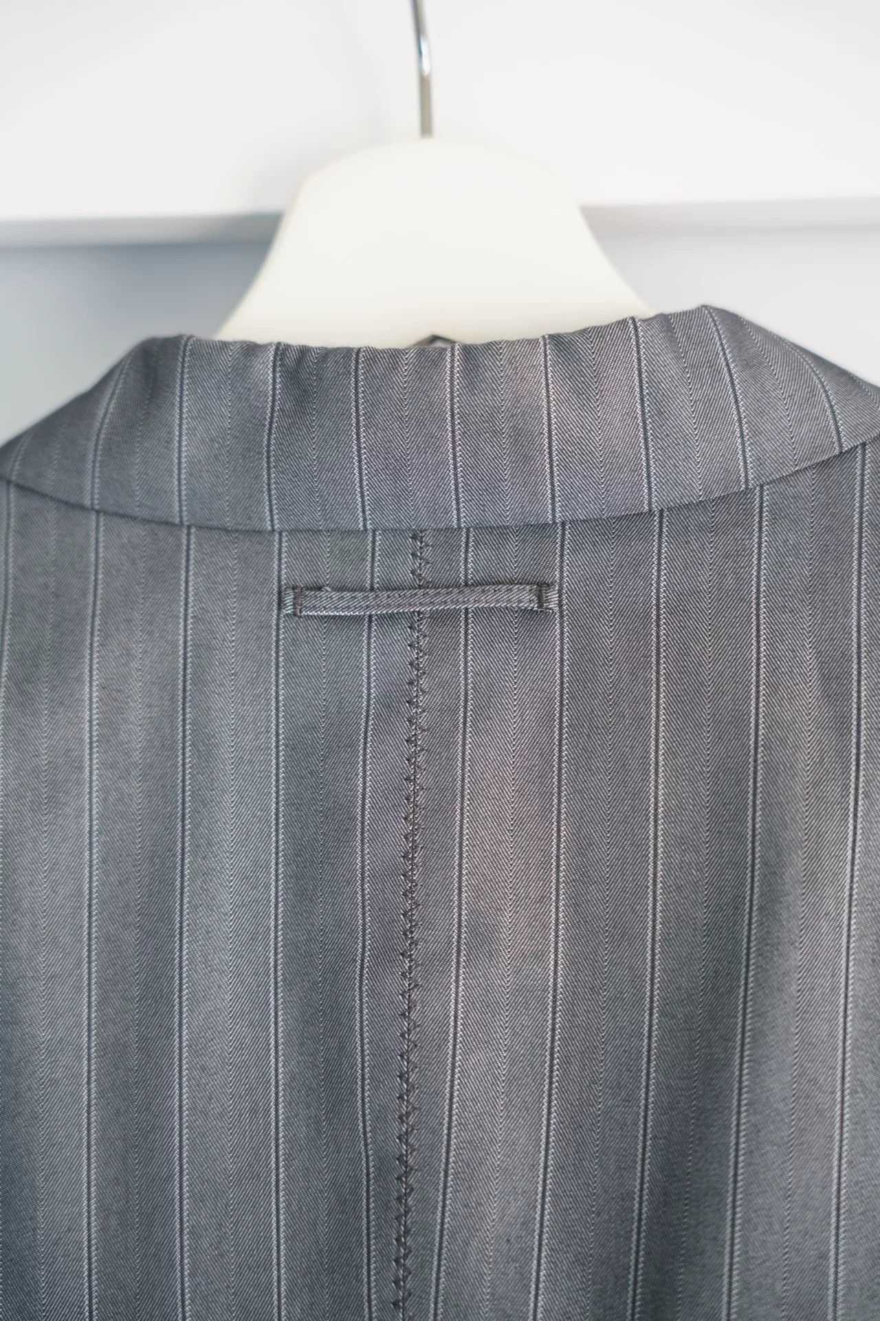 Jean Paul Gaultier gray striped suit by Jean Paul Gaultier Size US L / EU 52-54 / 3 - 6 Thumbnail
