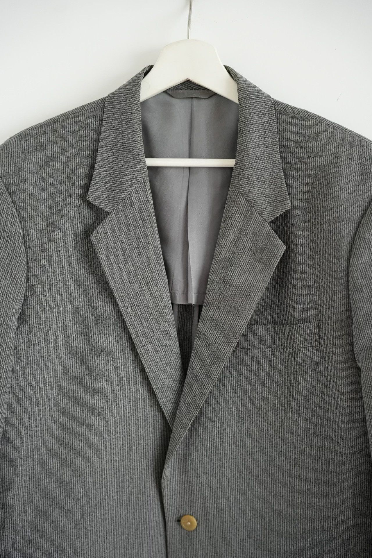 Y's for Men Yohji Yamamoto 90s Black Gray Striped Suit Size US M / EU 48-50 / 2 - 4 Thumbnail