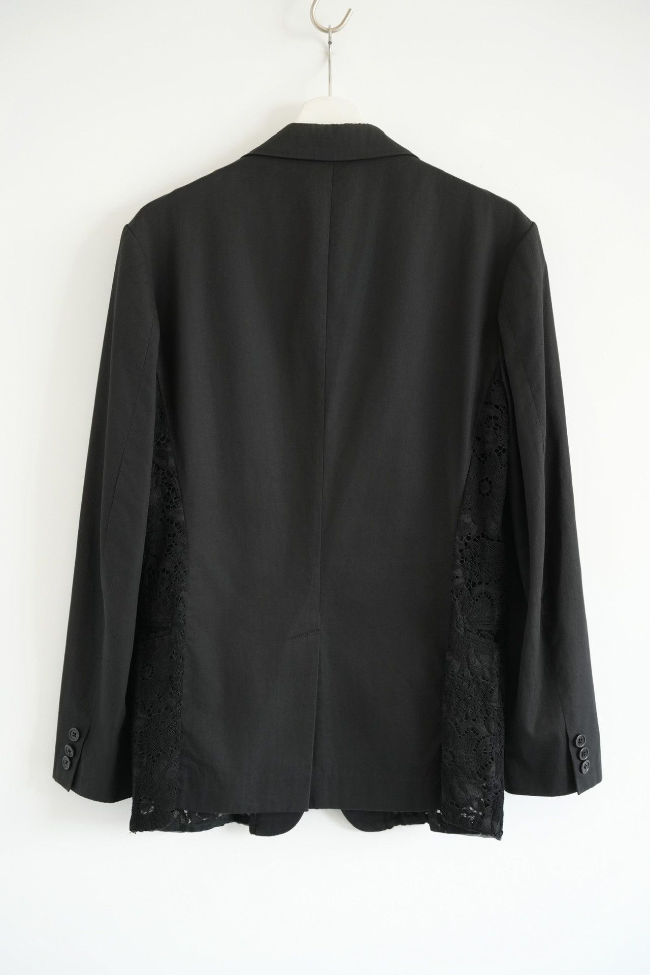 Yohji Yamamoto Yohji Yamamoto 09ss Lace Detail Suit Size US S / EU 44-46 / 1 - 2 Thumbnail